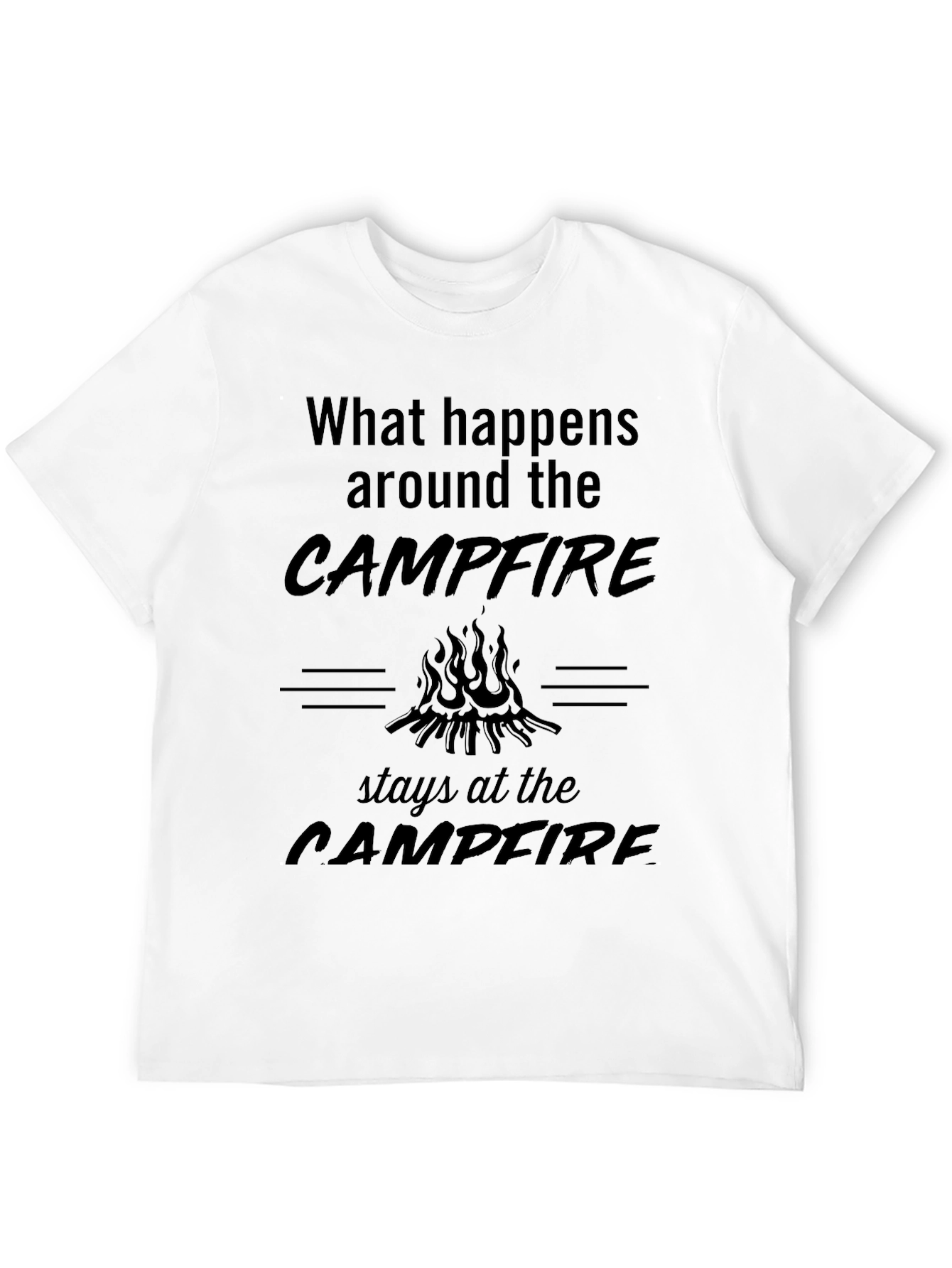 Campfire Secrets T-Shirt - Stay Cozy & Confidential