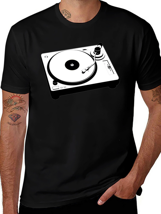 DJ Turntable Graphic T-Shirt