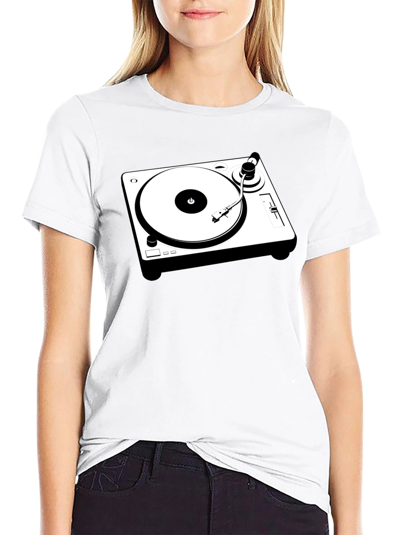 DJ Turntable Graphic T-Shirt