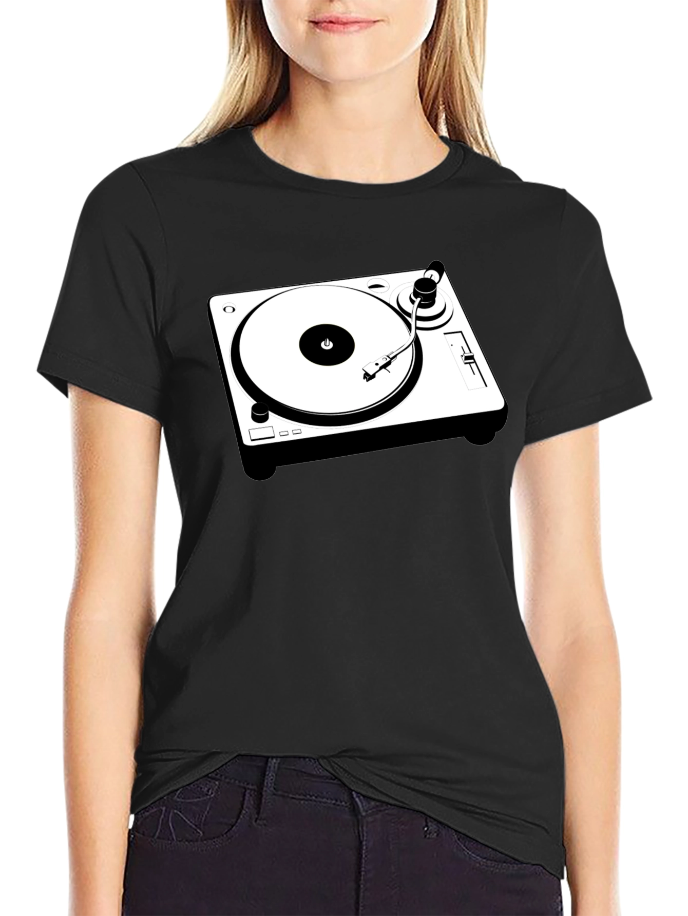 DJ Turntable Graphic T-Shirt