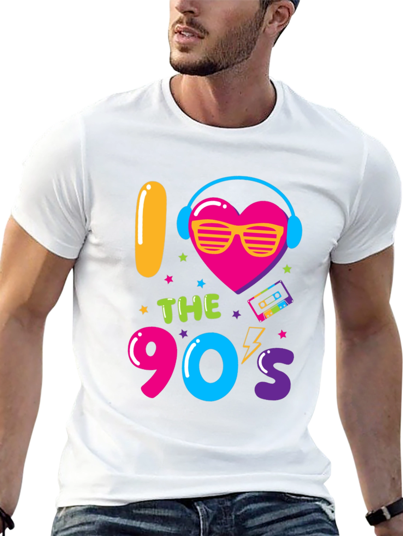 I Love The 90s T-Shirt Retro Throwback
