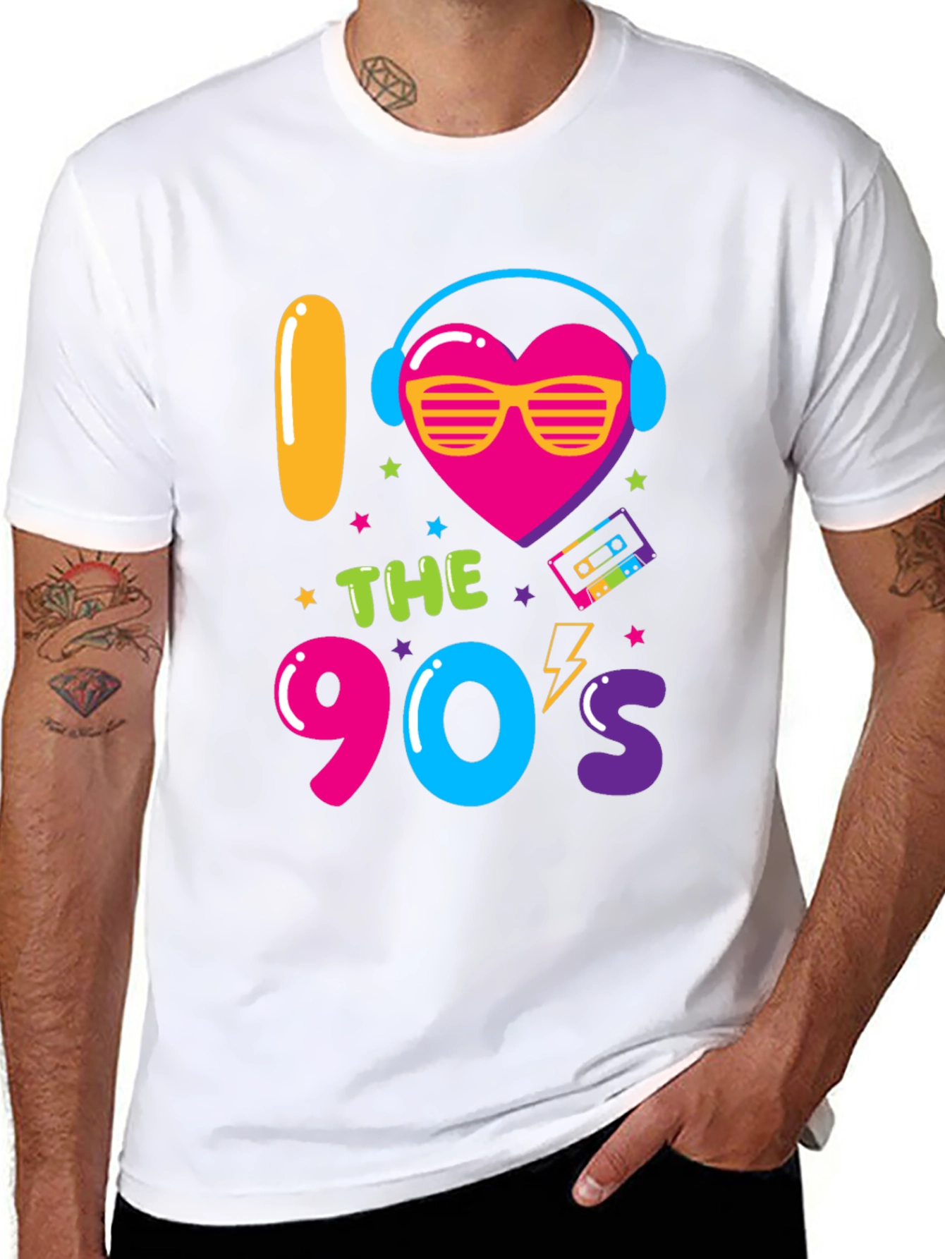 I Love The 90s T-Shirt Retro Throwback