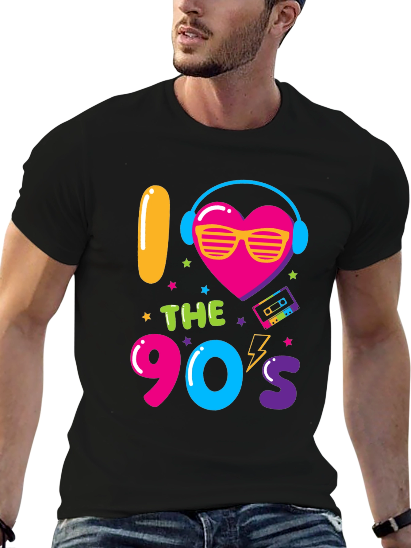 I Love The 90s T-Shirt Retro Throwback