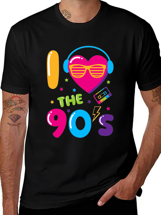 I Love The 90s T-Shirt Retro Throwback