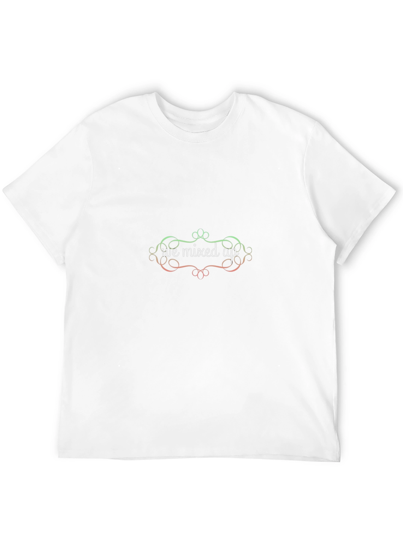 We Mixed Up Graphic Tee - Black Unisex T-Shirt