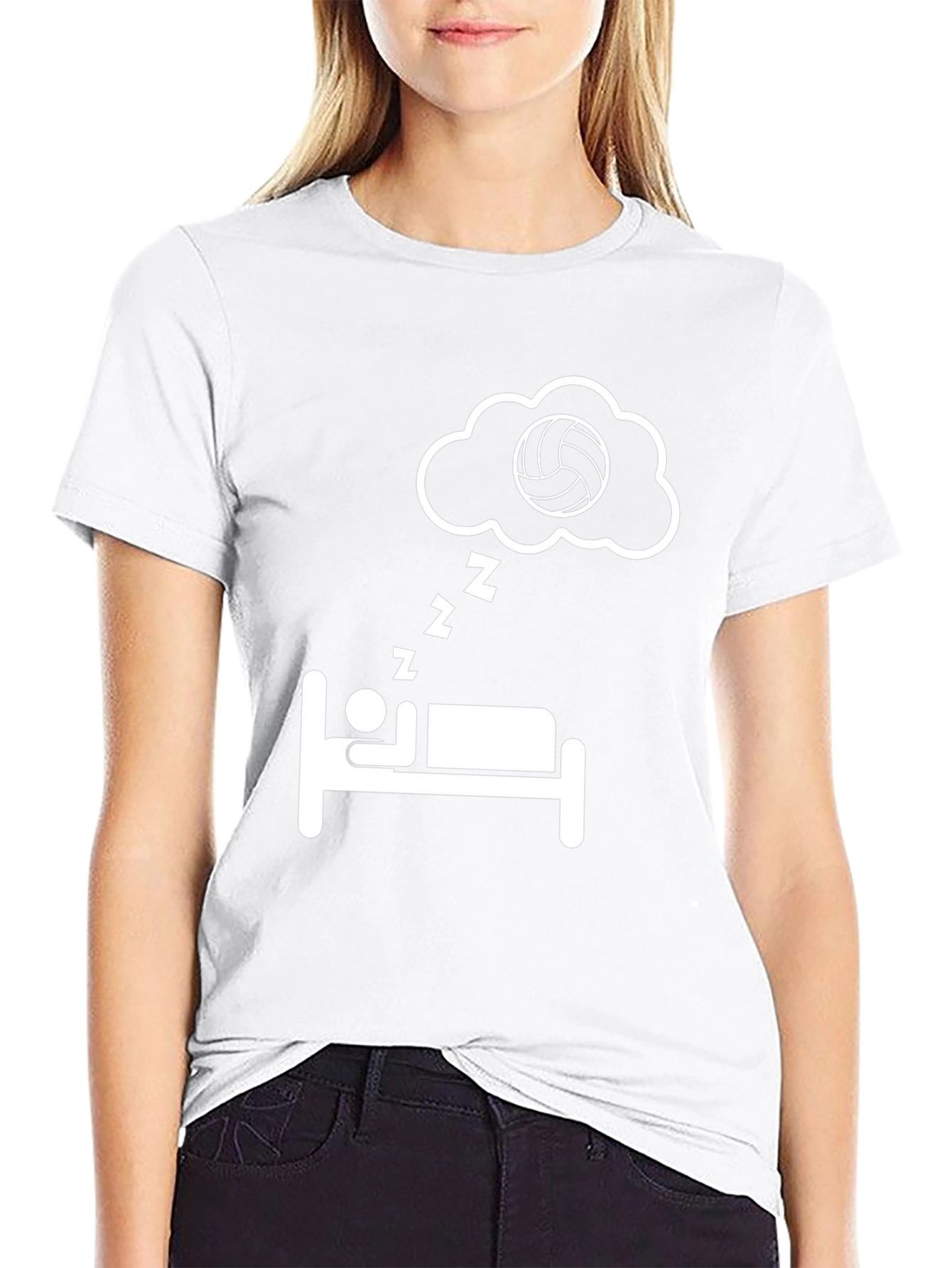 Volleyball Dream T-Shirt - Sporty Sleeper Tee
