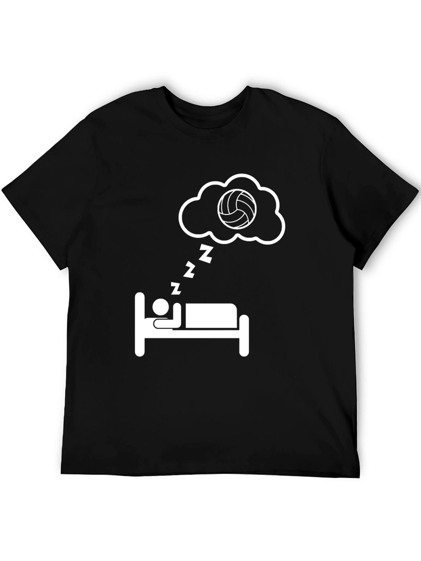 Volleyball Dream T-Shirt - Sporty Sleeper Tee