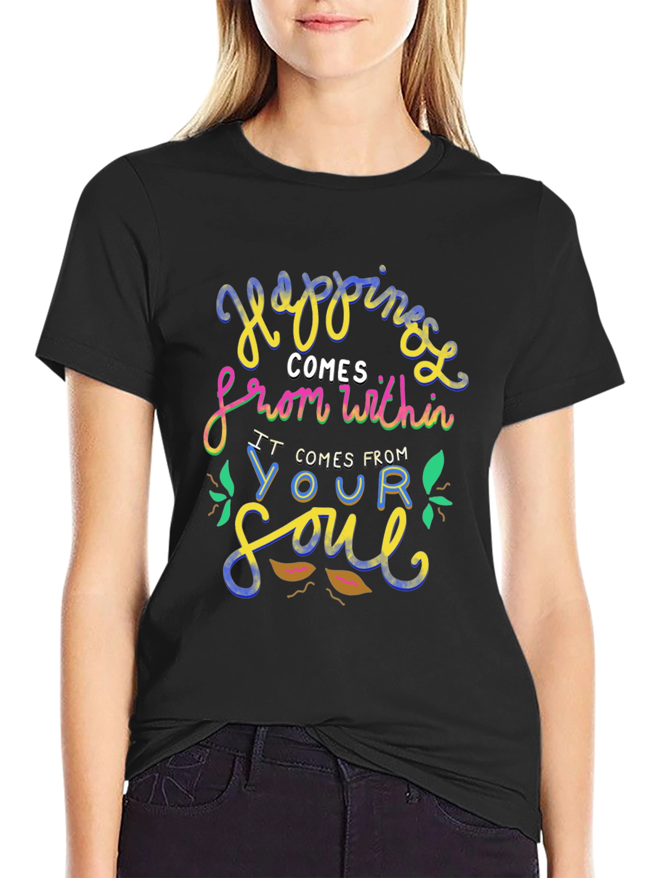 Happiness Within T-Shirt - Soulful Graphic Tee