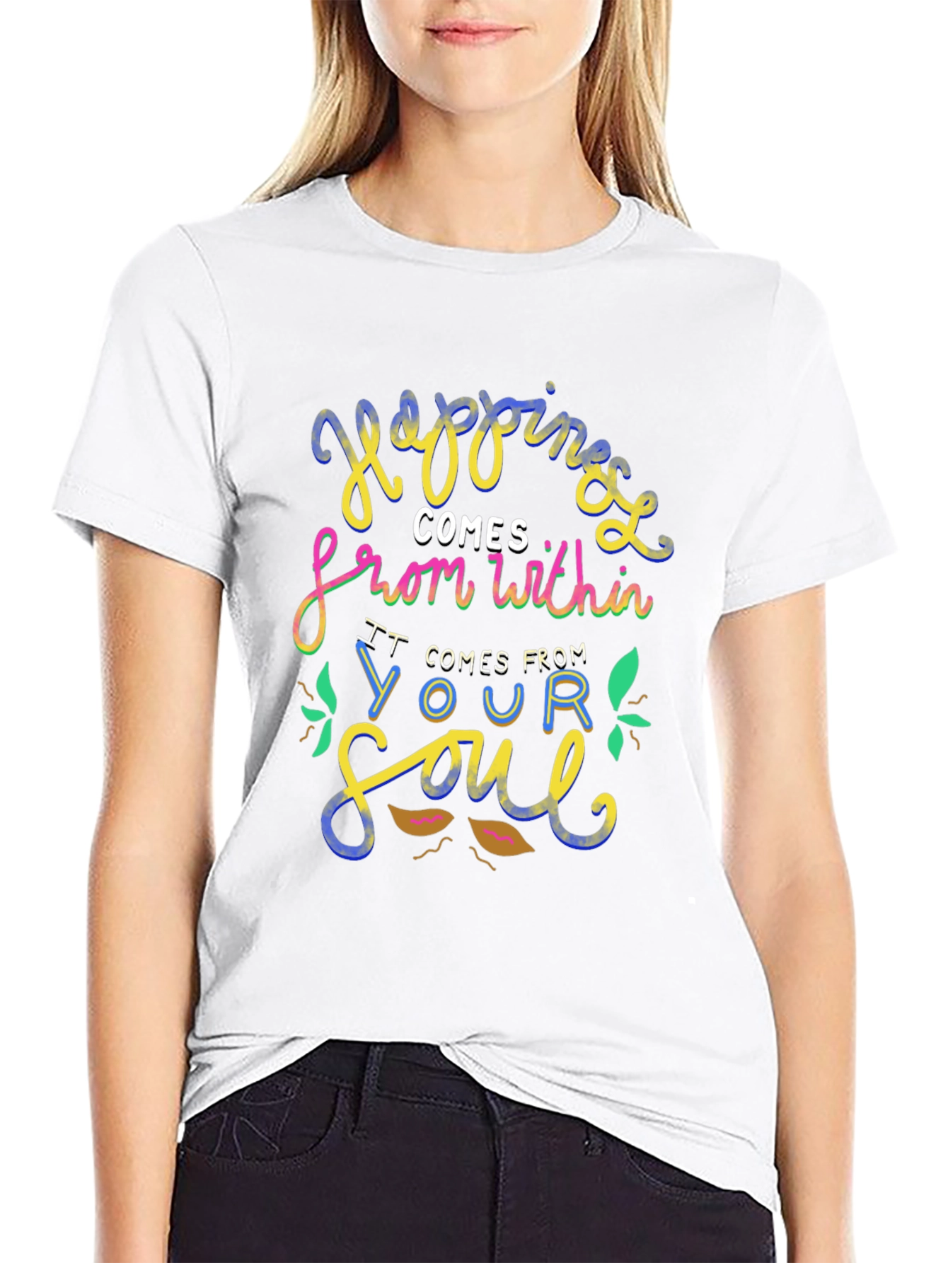 Happiness Within T-Shirt - Soulful Graphic Tee