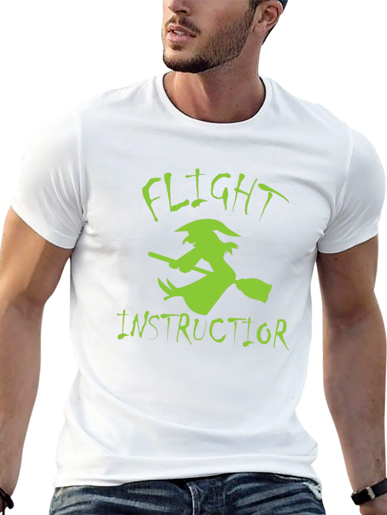 Flight Instructor Witch Graphic Tee - Halloween