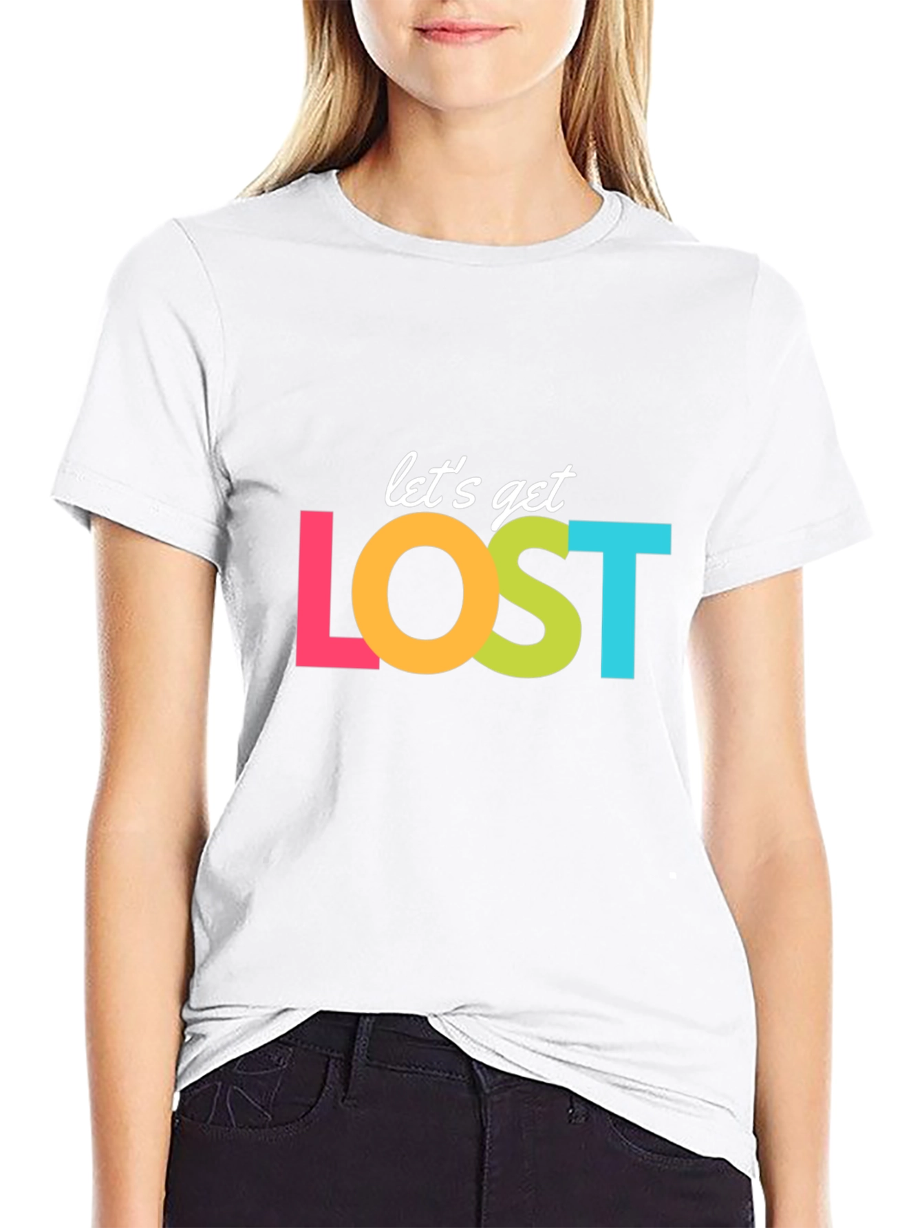 Lets Get Lost Graphic T-Shirt - Travel Ready!