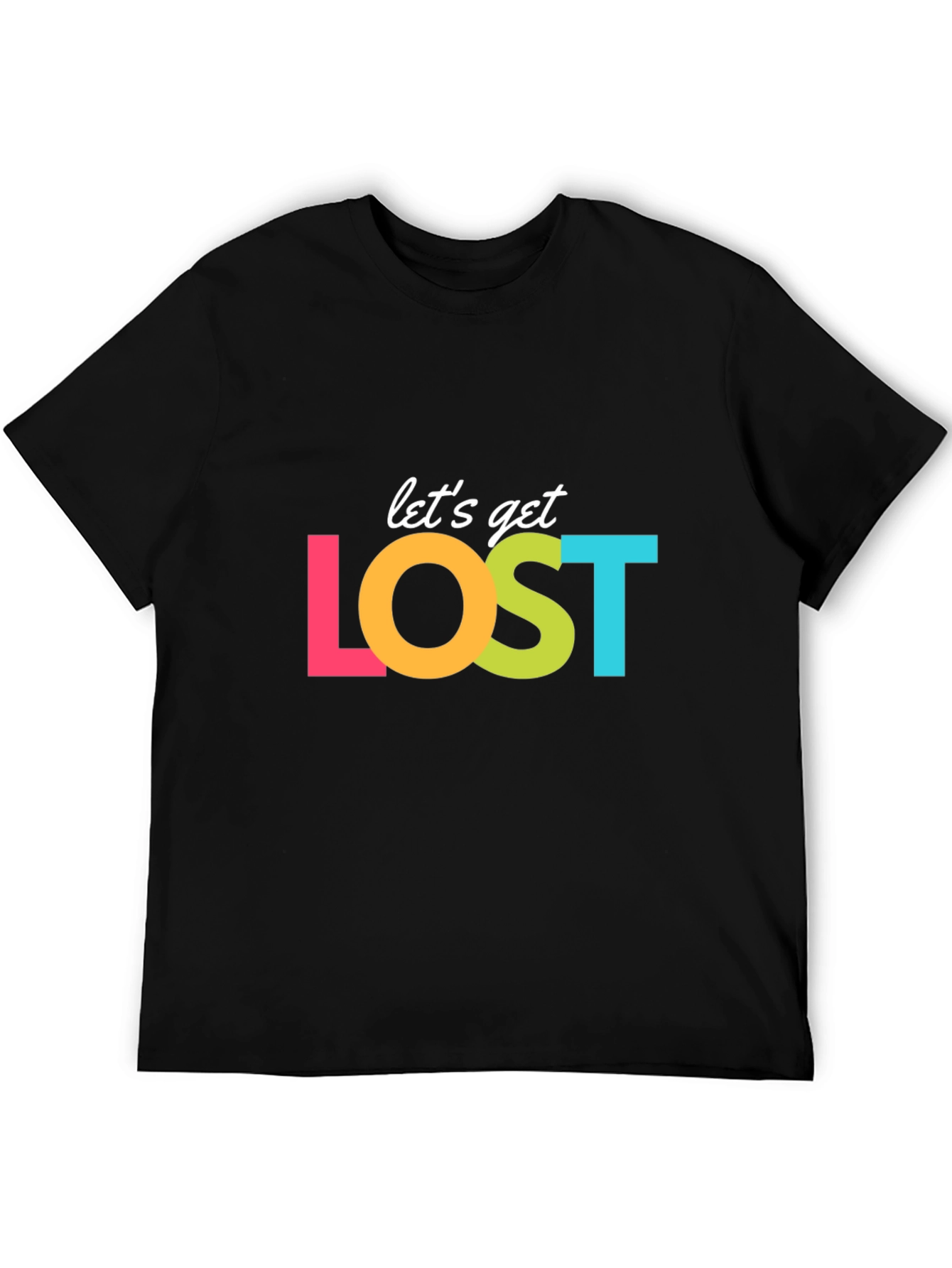 Lets Get Lost Graphic T-Shirt - Travel Ready!