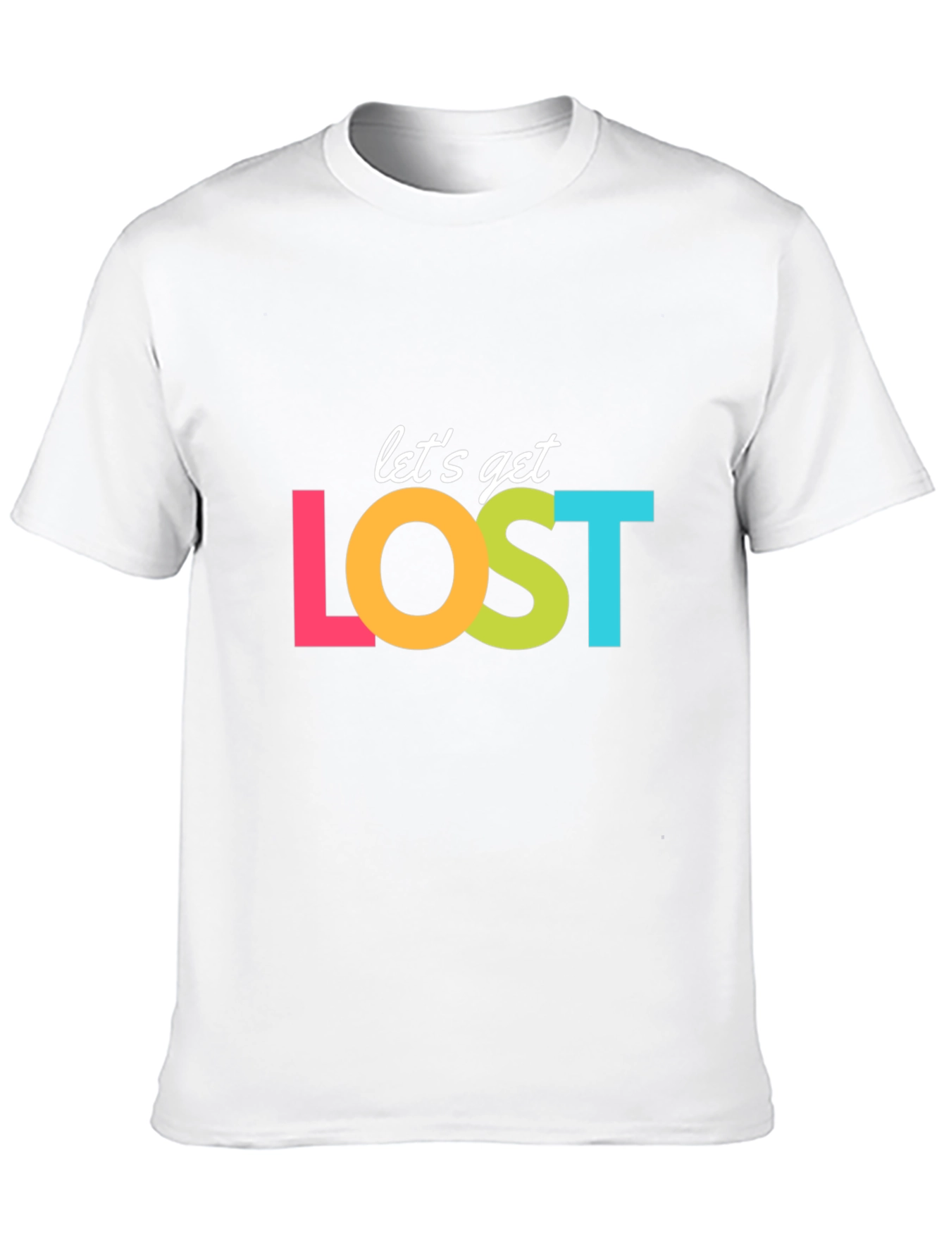 Lets Get Lost Graphic T-Shirt - Travel Ready!