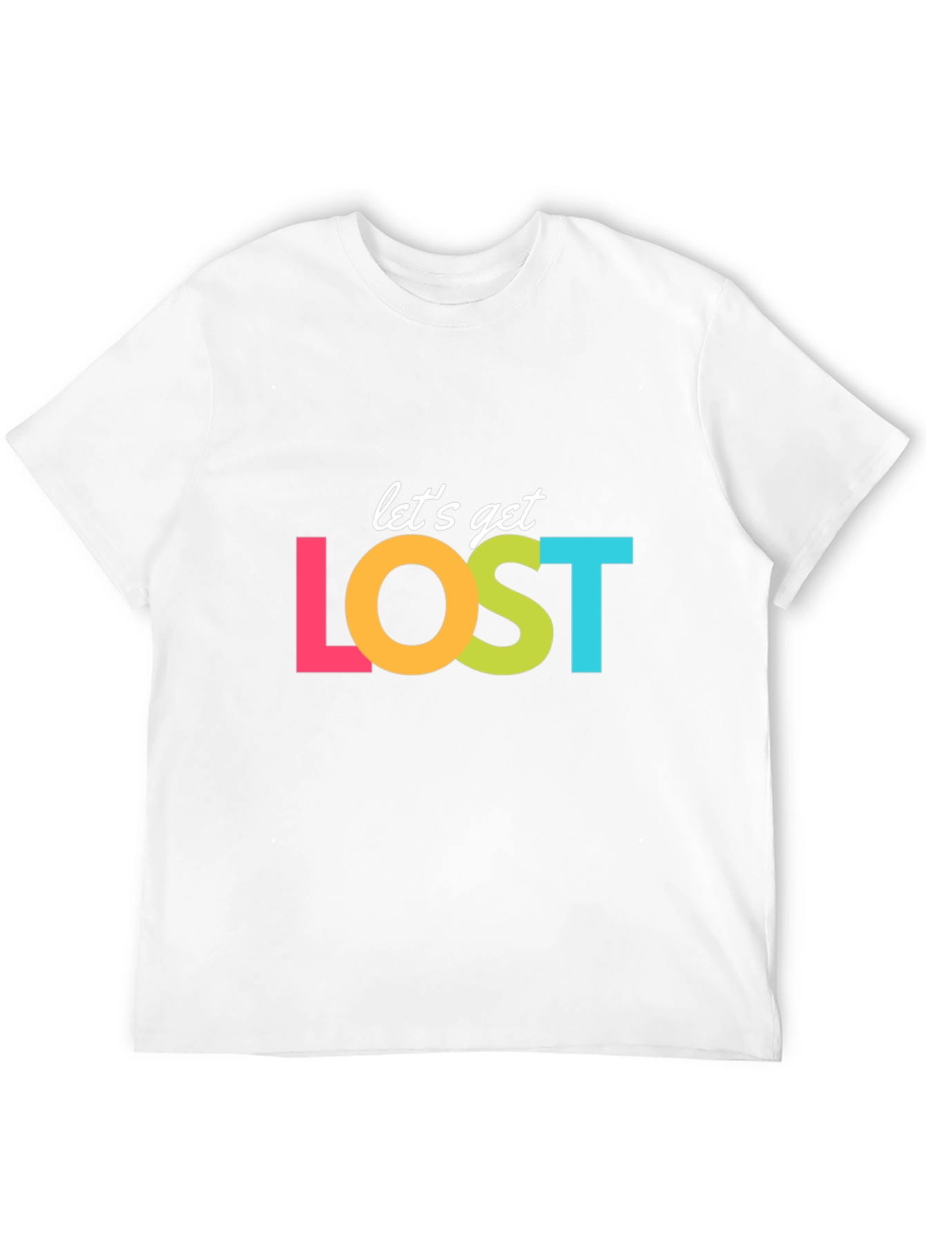 Lets Get Lost Graphic T-Shirt - Travel Ready!