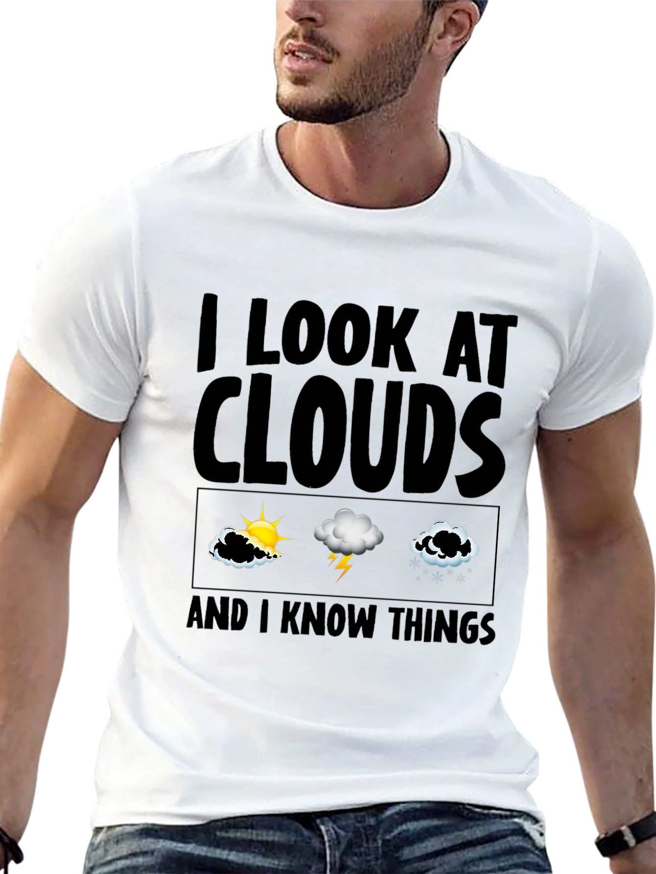 I Look at Clouds & Know Things T-Shirt