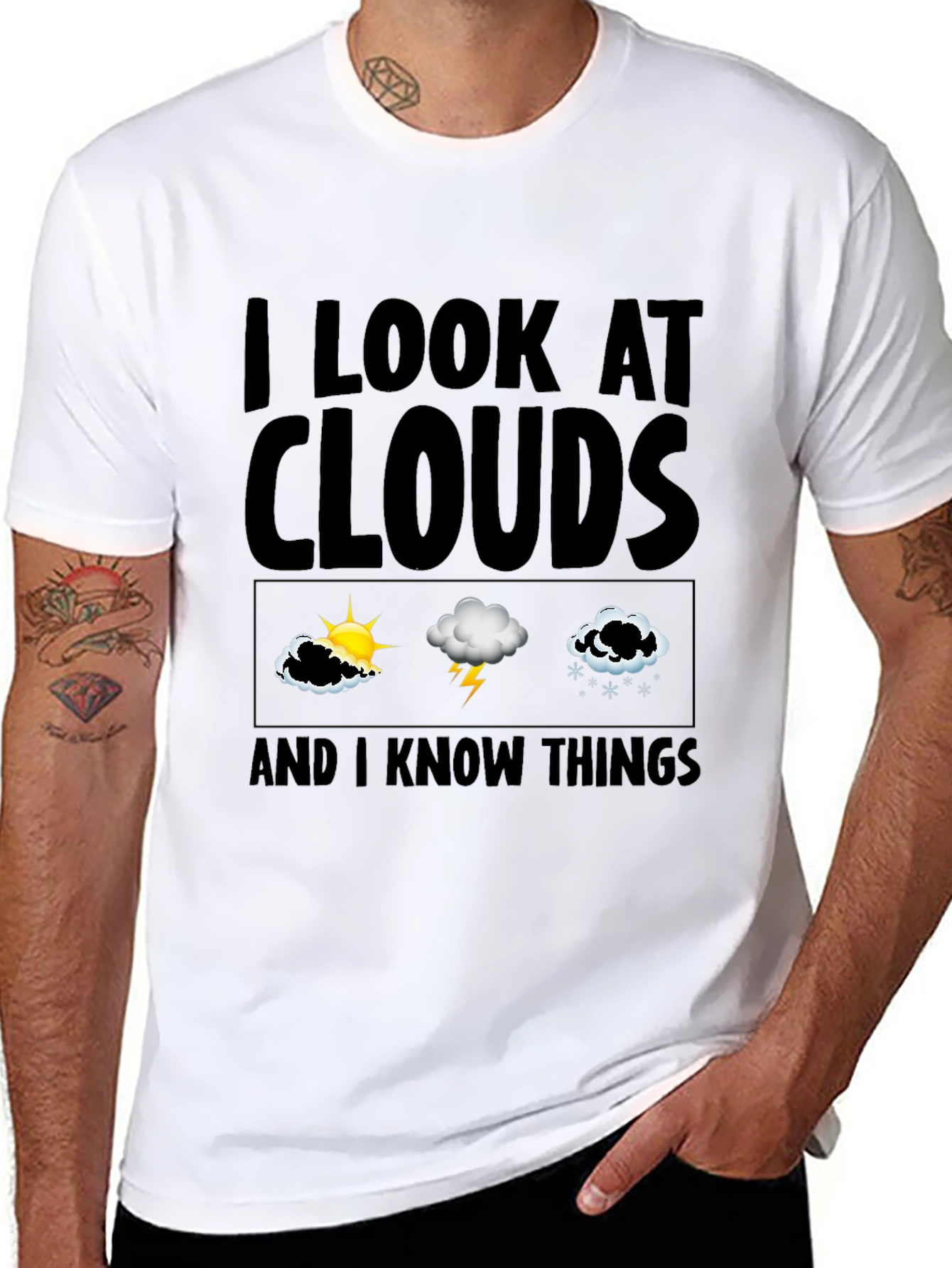 I Look at Clouds & Know Things T-Shirt
