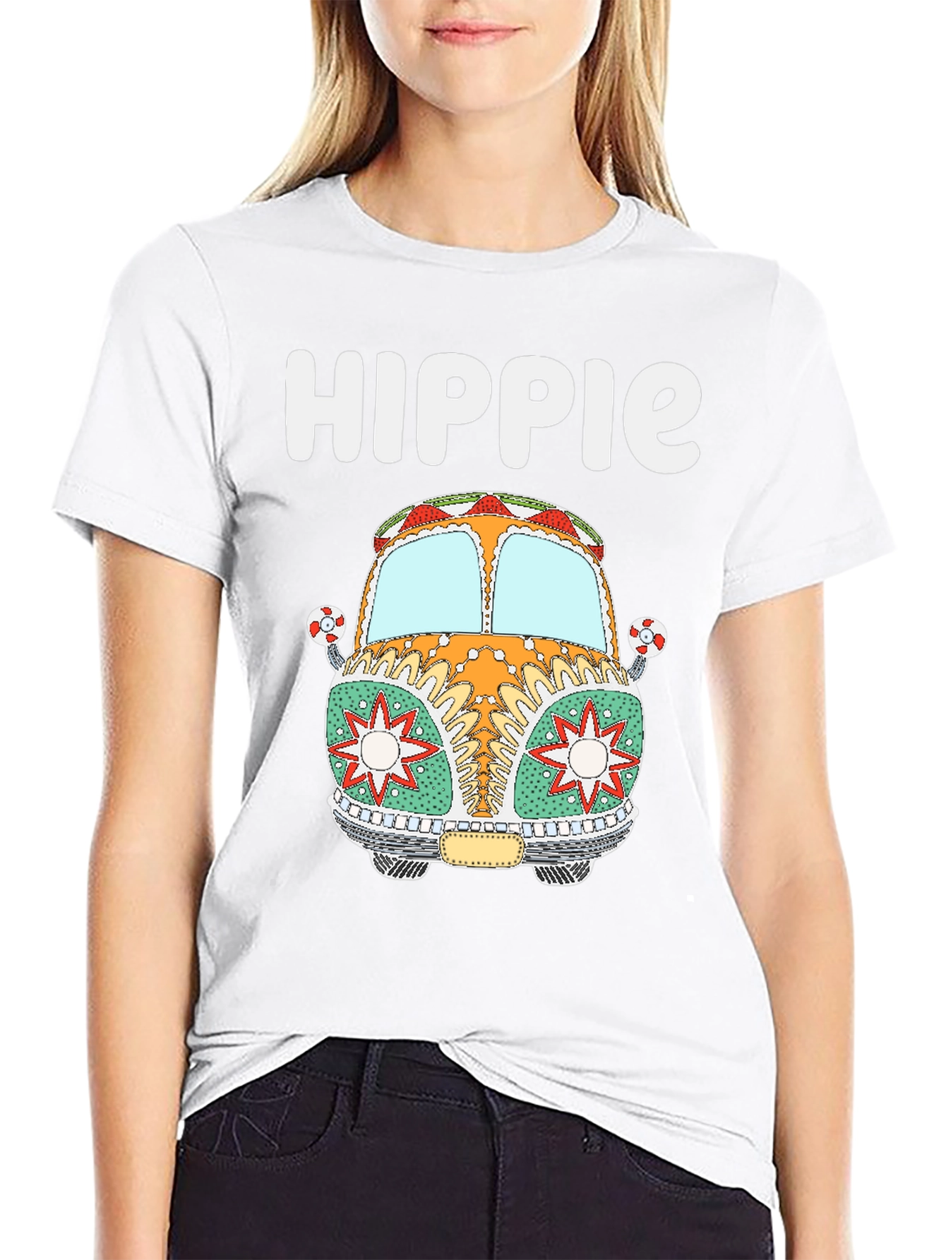 Hippie Van Graphic Tee - Retro Style