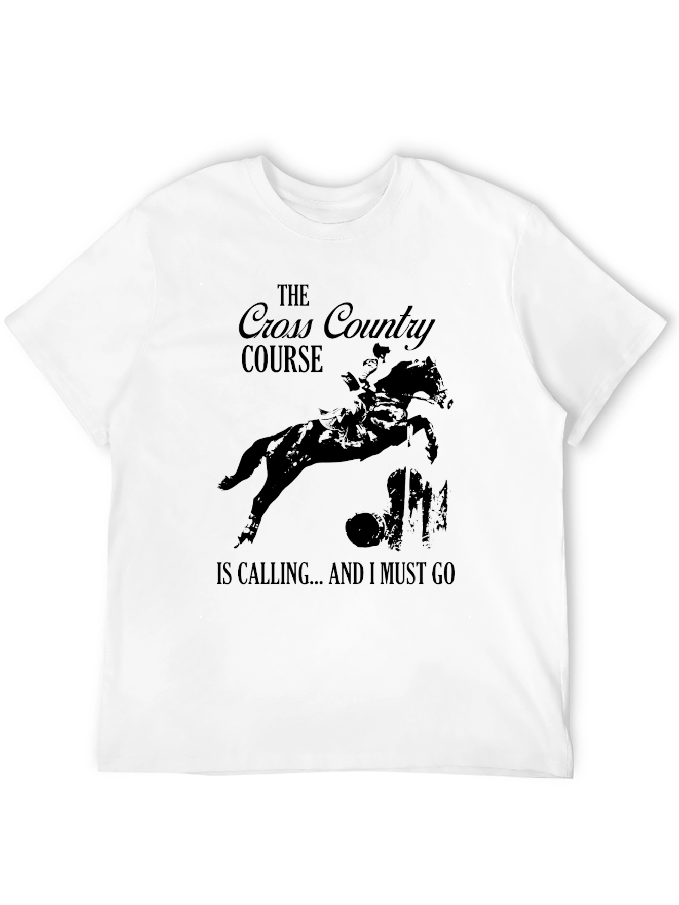 Cross Country Horseback Riding Graphic T-Shirt