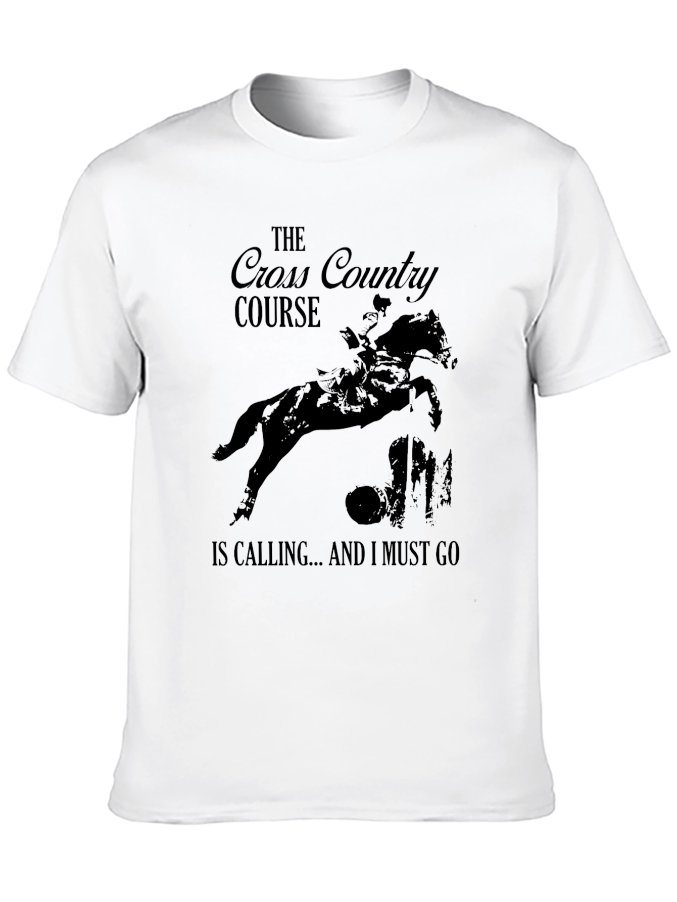 Cross Country Horseback Riding Graphic T-Shirt