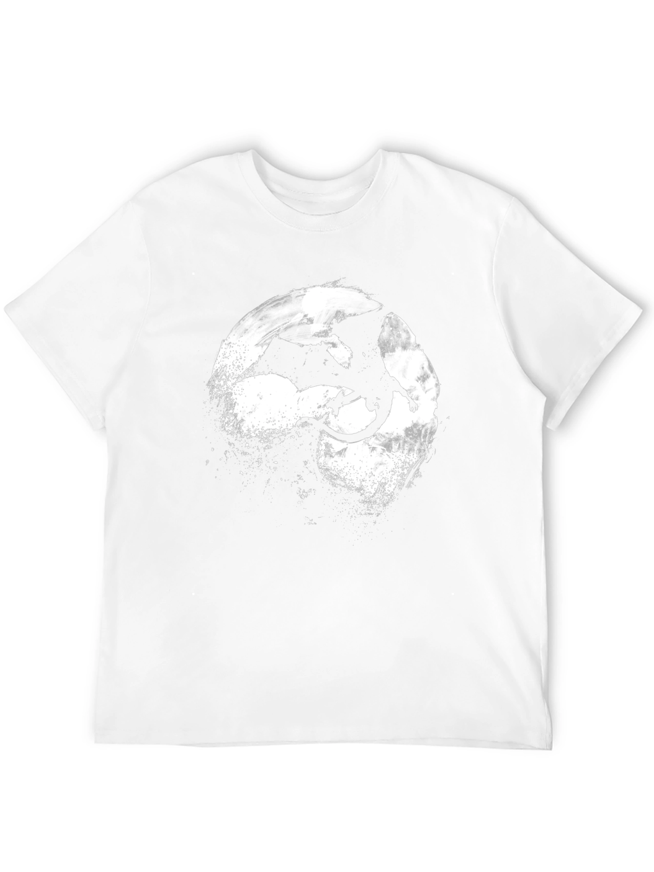 Dragon Silhouette T-Shirt - Black