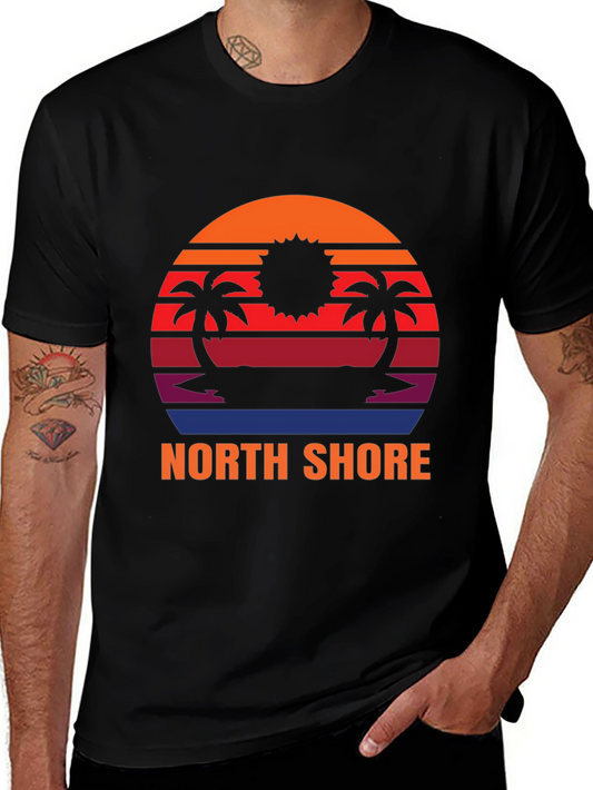 North Shore Sunset Graphic Tee - Island Vibes