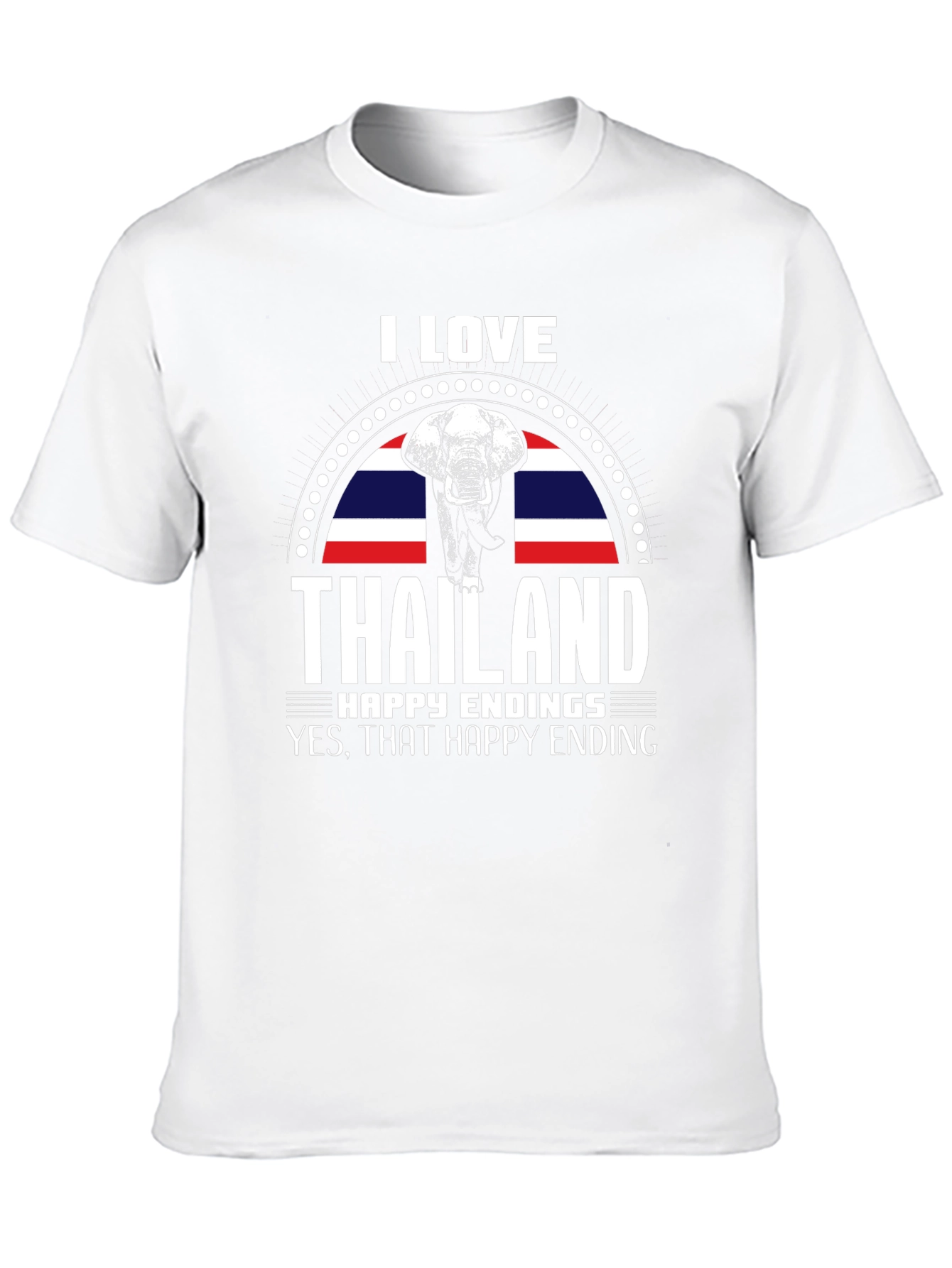 I Love Thailand T-Shirt: Elephant Design