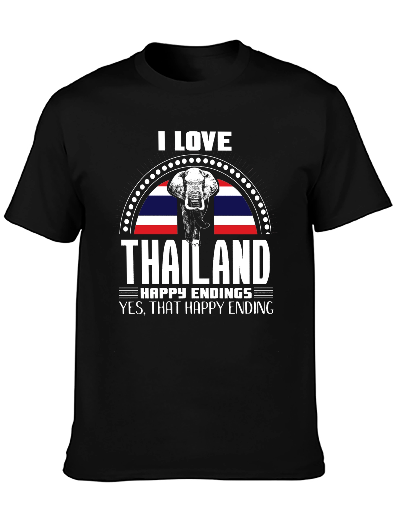 I Love Thailand T-Shirt: Elephant Design