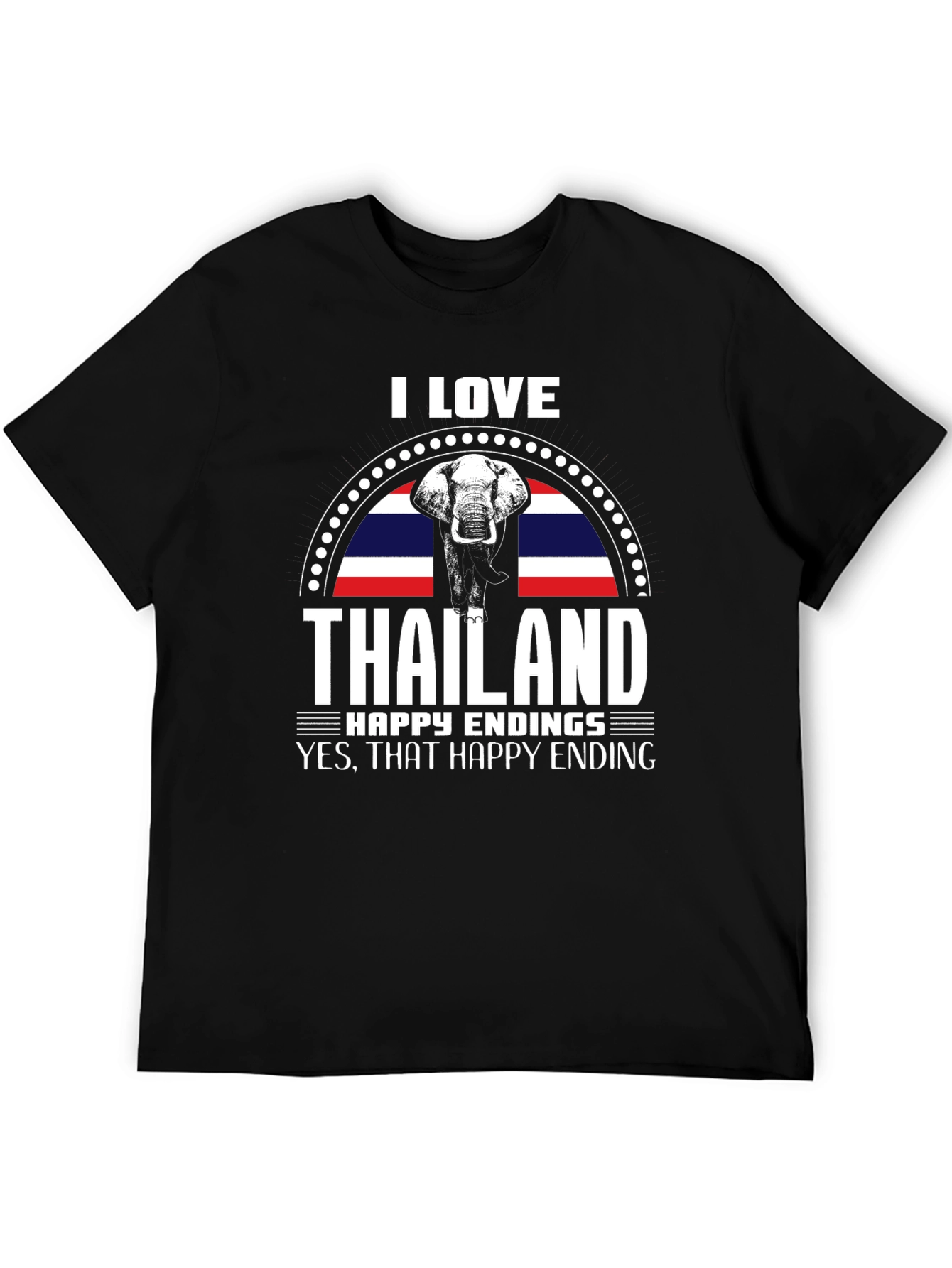 I Love Thailand T-Shirt: Elephant Design