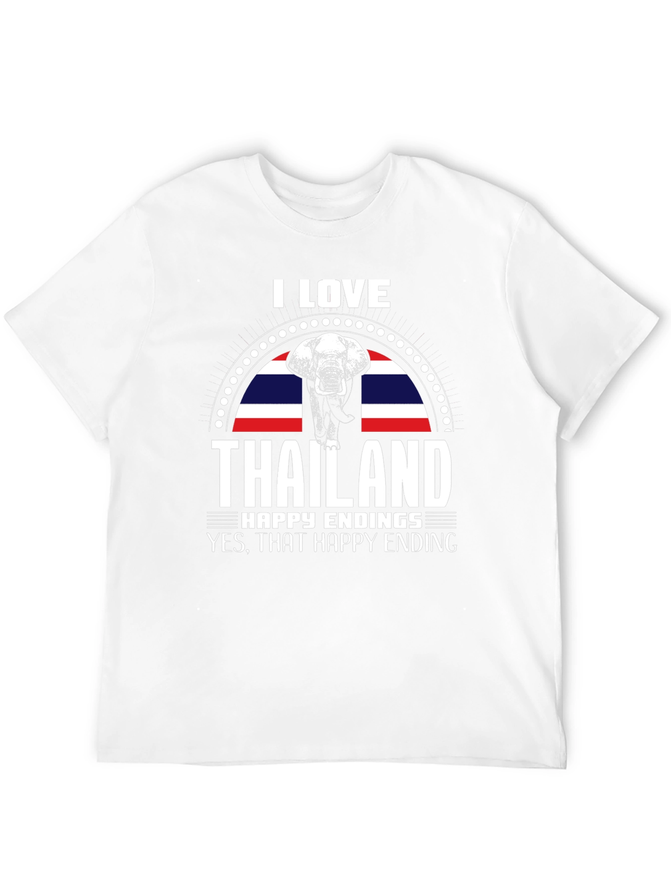 I Love Thailand T-Shirt: Elephant Design