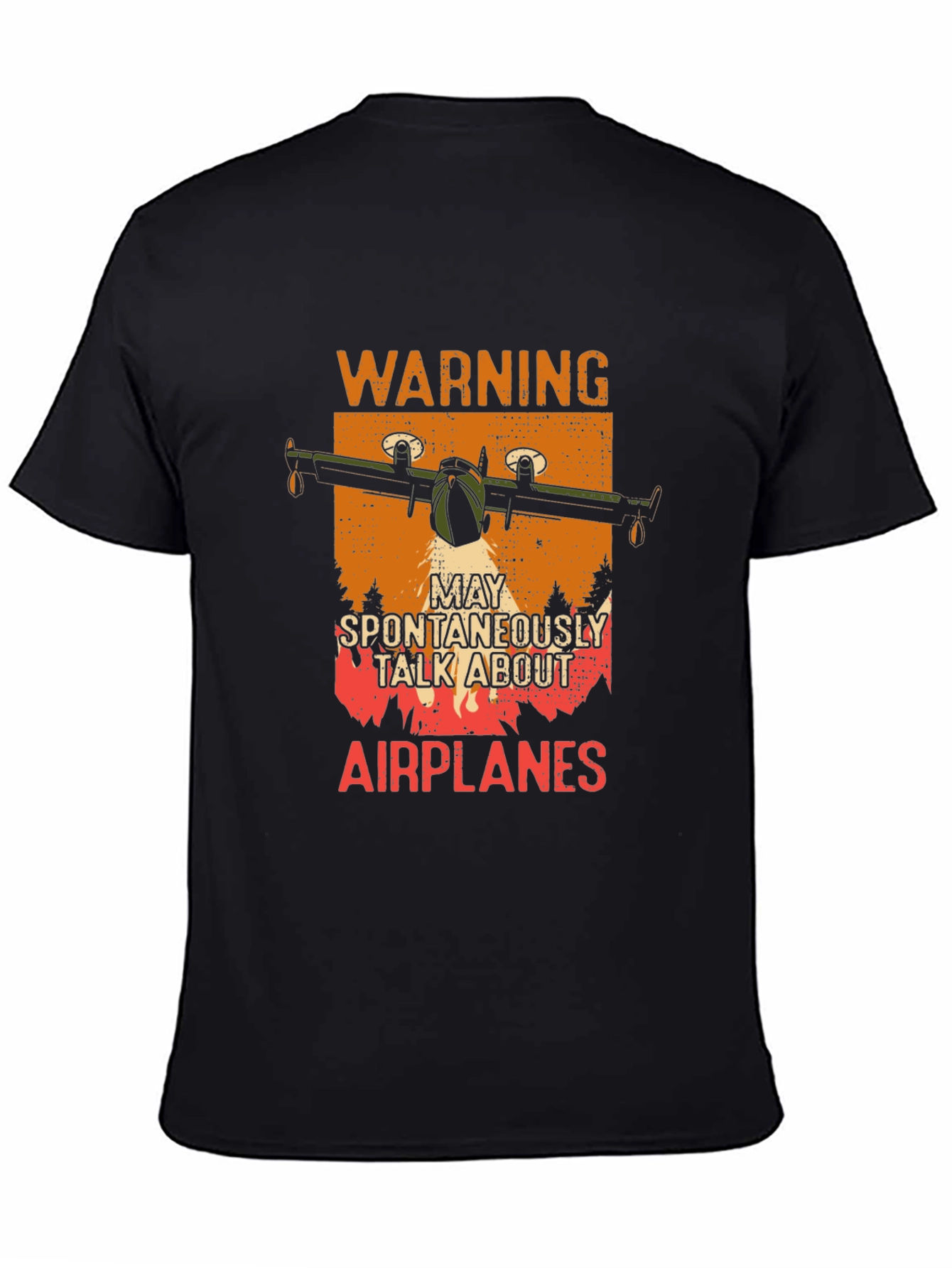 Warning Airplane T-Shirt