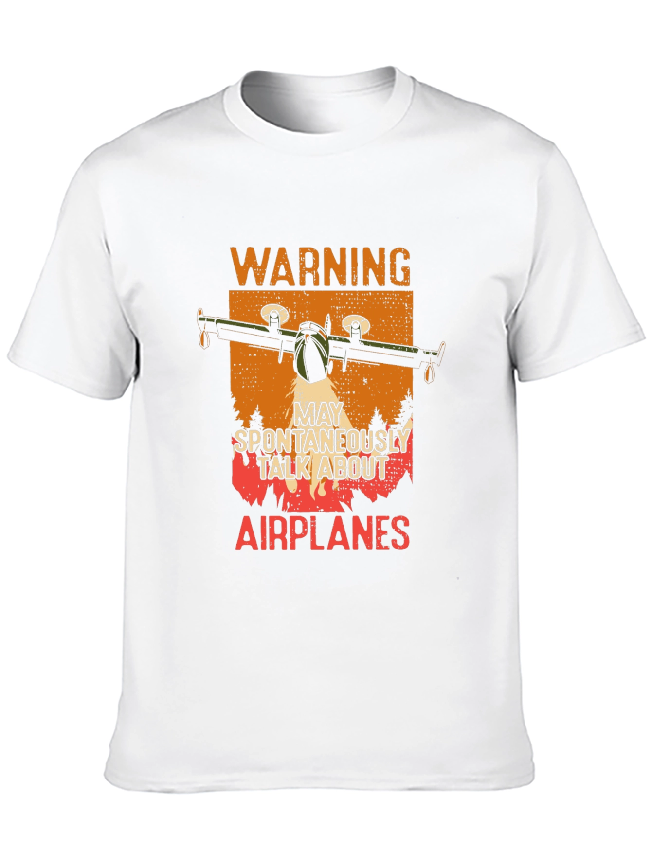 Warning Airplane T-Shirt
