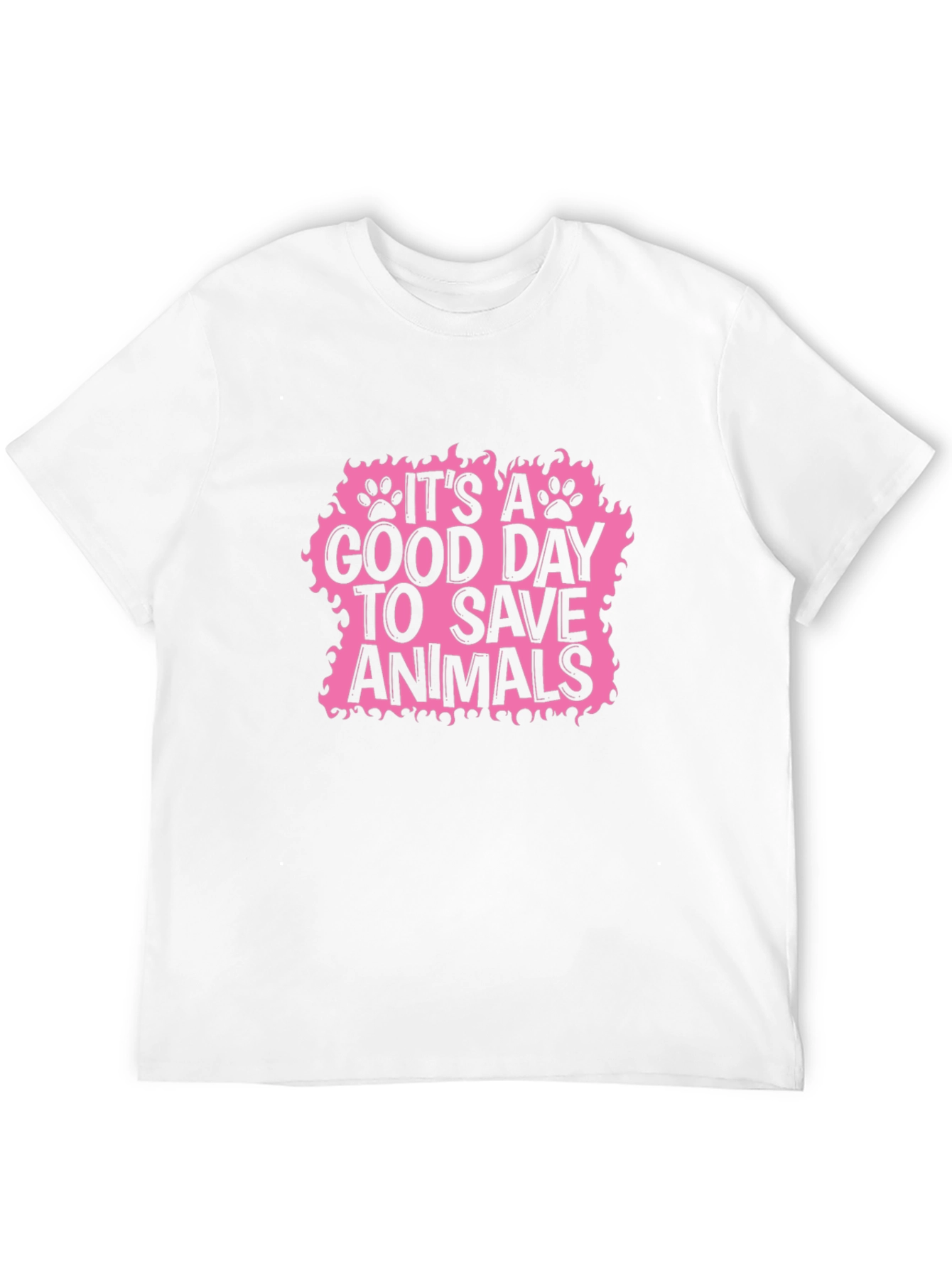 Save Animals Graphic Tee - Black