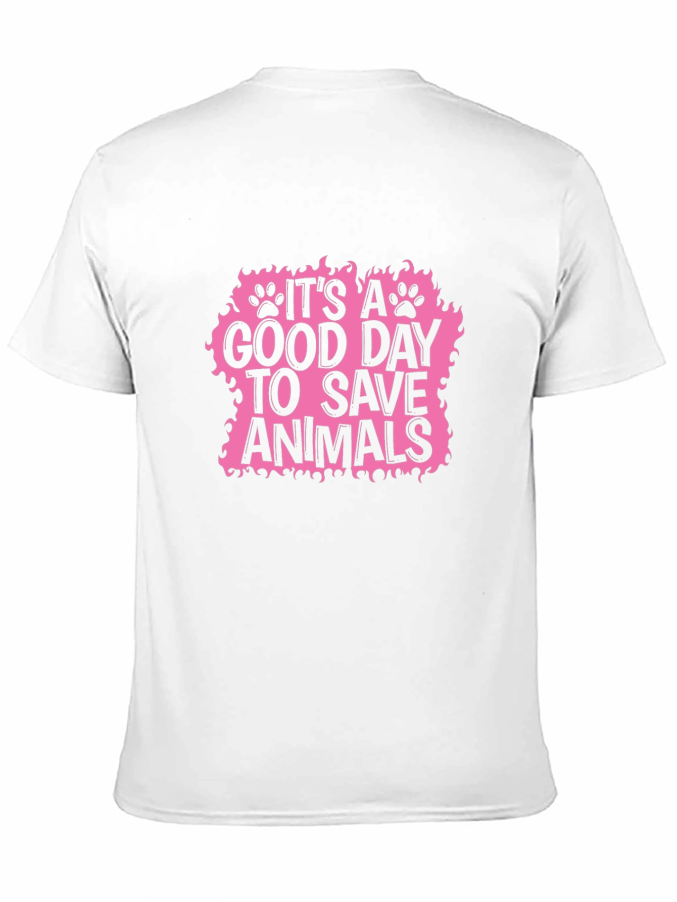 Save Animals Graphic Tee - Black