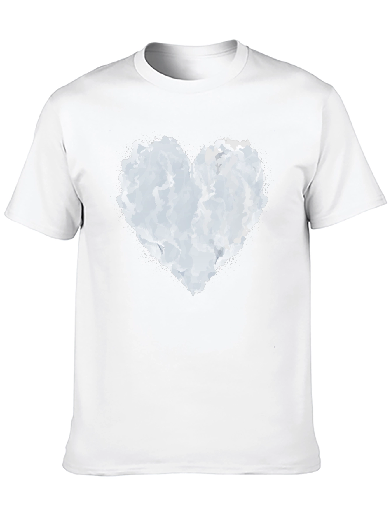 Cloud Heart Graphic Black T-Shirt