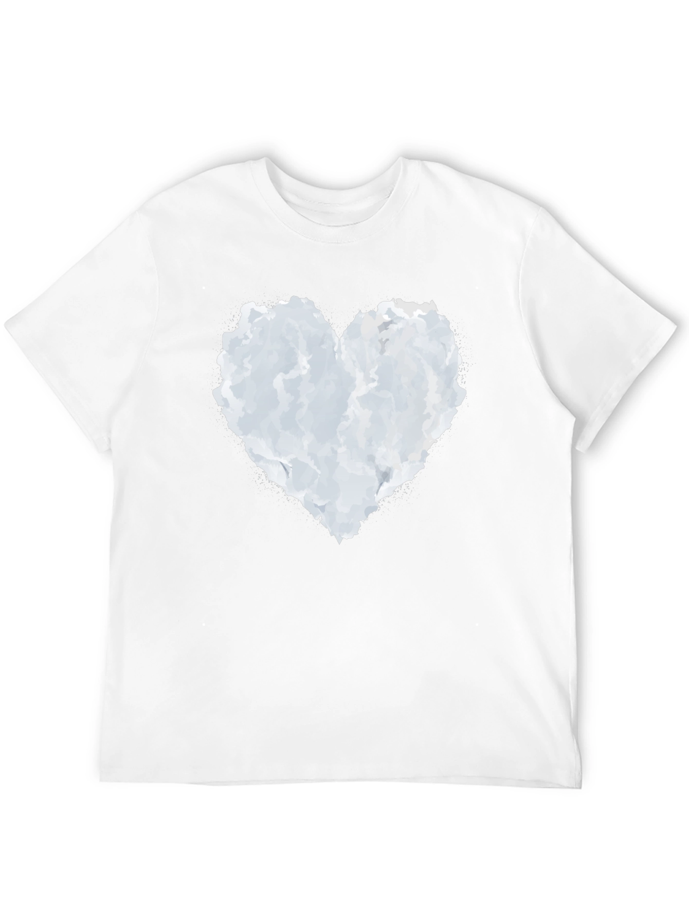 Cloud Heart Graphic Black T-Shirt