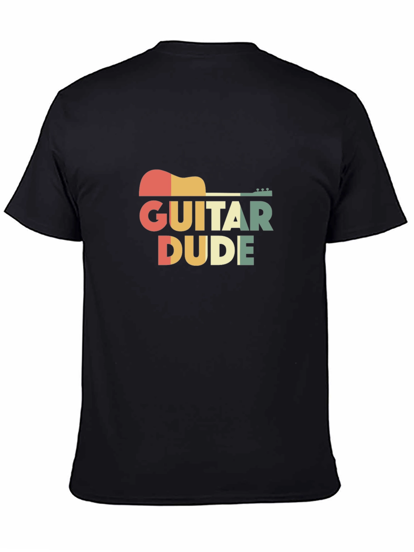 Guitar Dude Retro Graphic Tee - Music Lovers T-Shirt