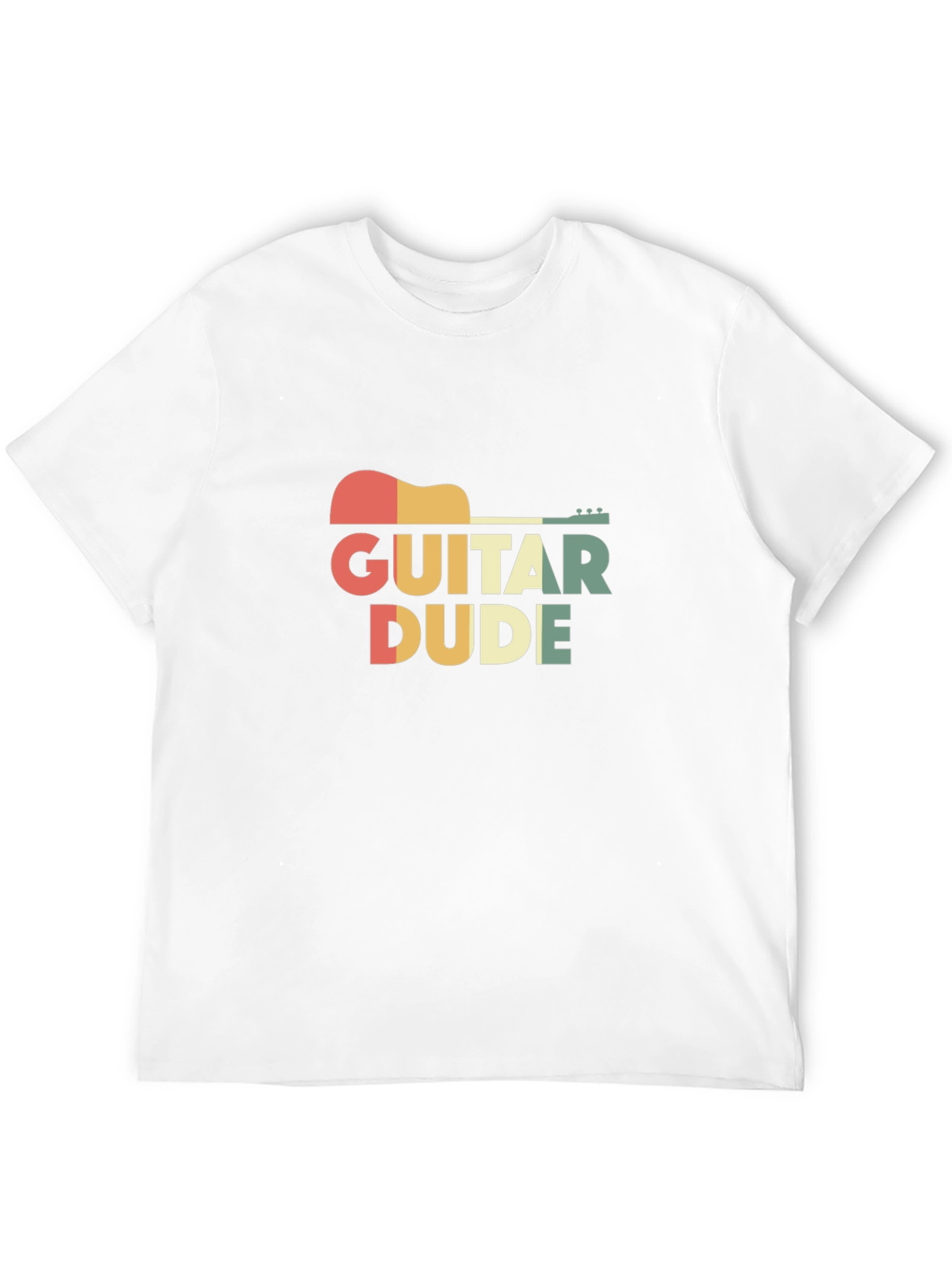 Guitar Dude Retro Graphic Tee - Music Lovers T-Shirt