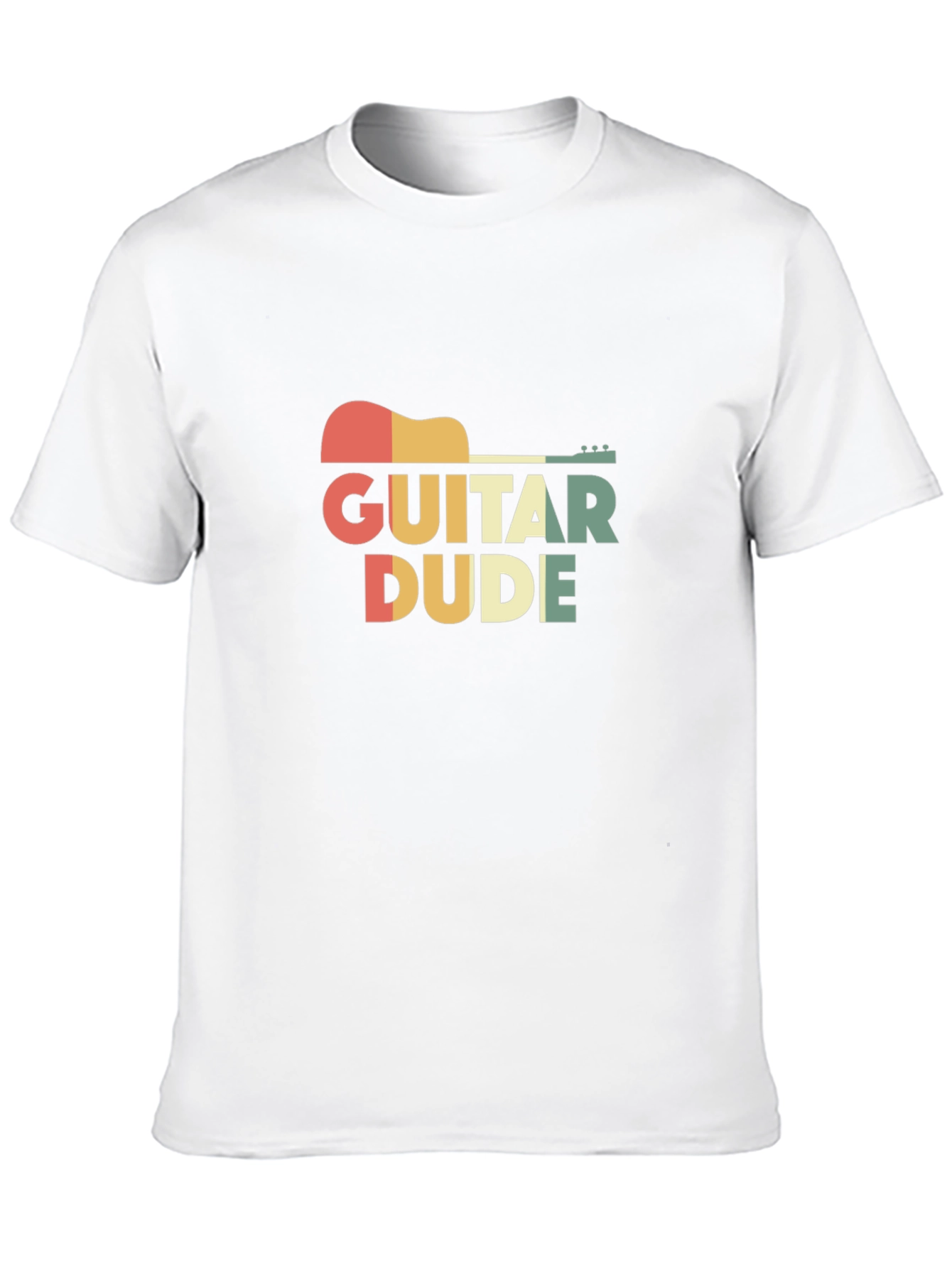 Guitar Dude Retro Graphic Tee - Music Lovers T-Shirt