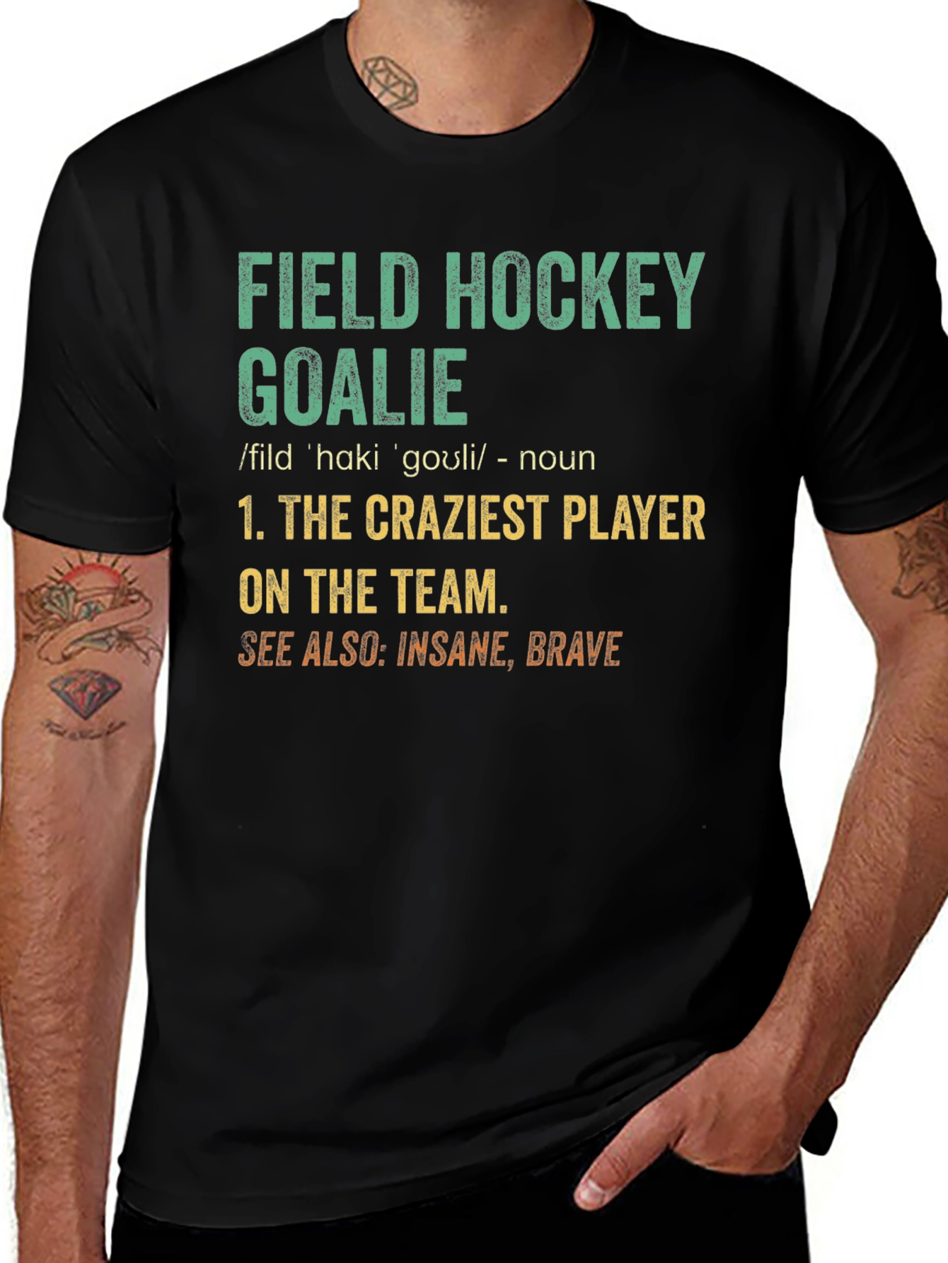 Field Hockey Goalie Definition T-Shirt