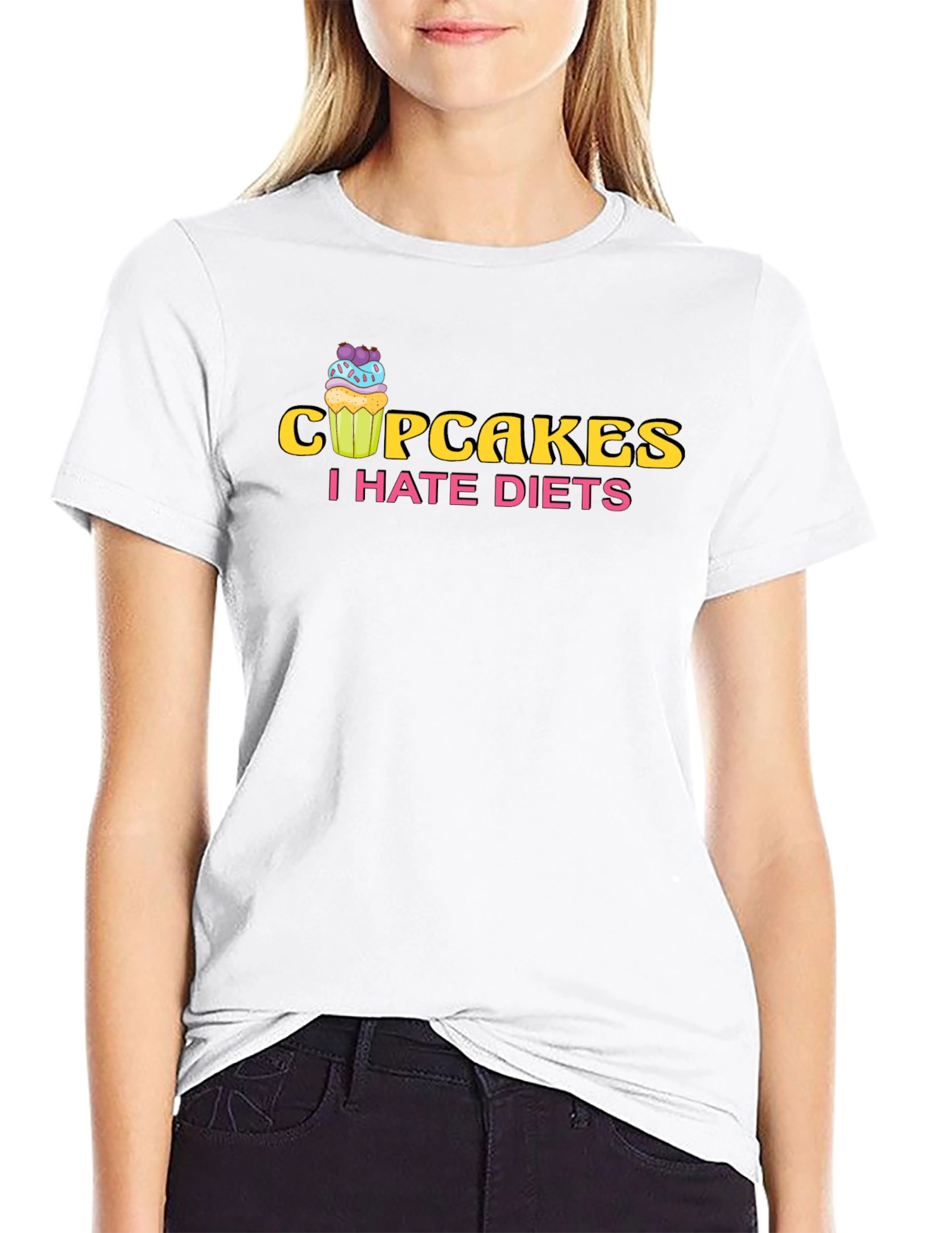 Cupcakes I Hate Diets T-Shirt