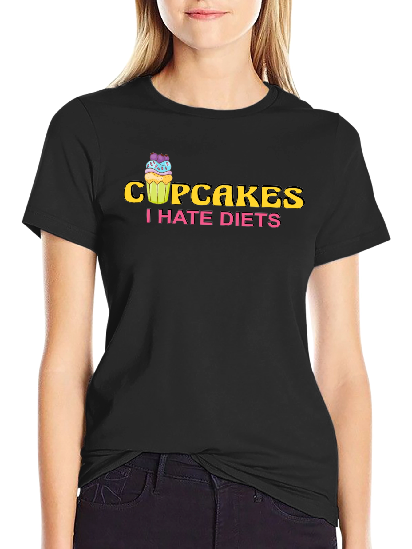 Cupcakes I Hate Diets T-Shirt