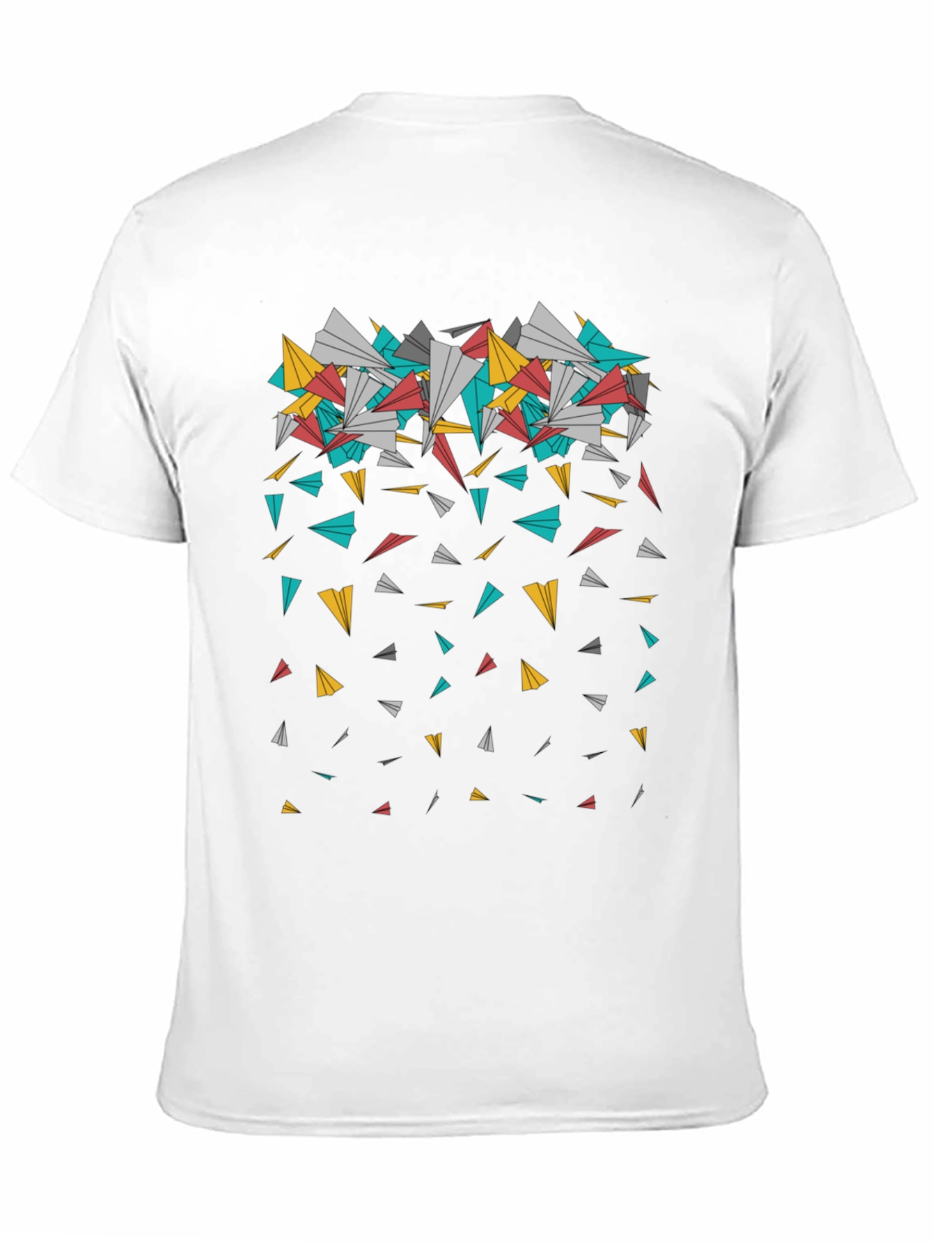 Paper Airplane Cascade Graphic Tee