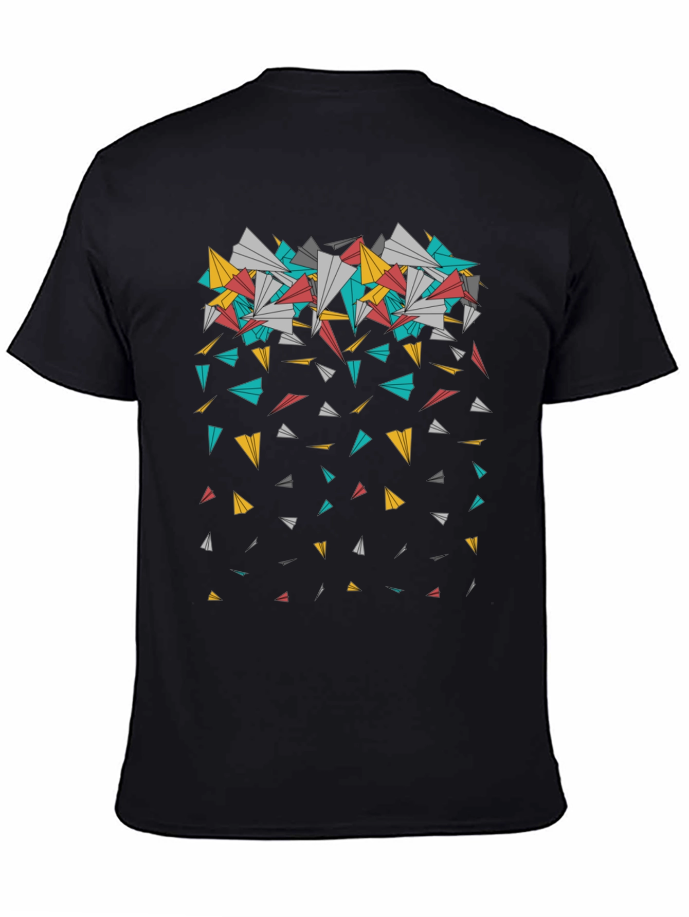 Paper Airplane Cascade Graphic Tee