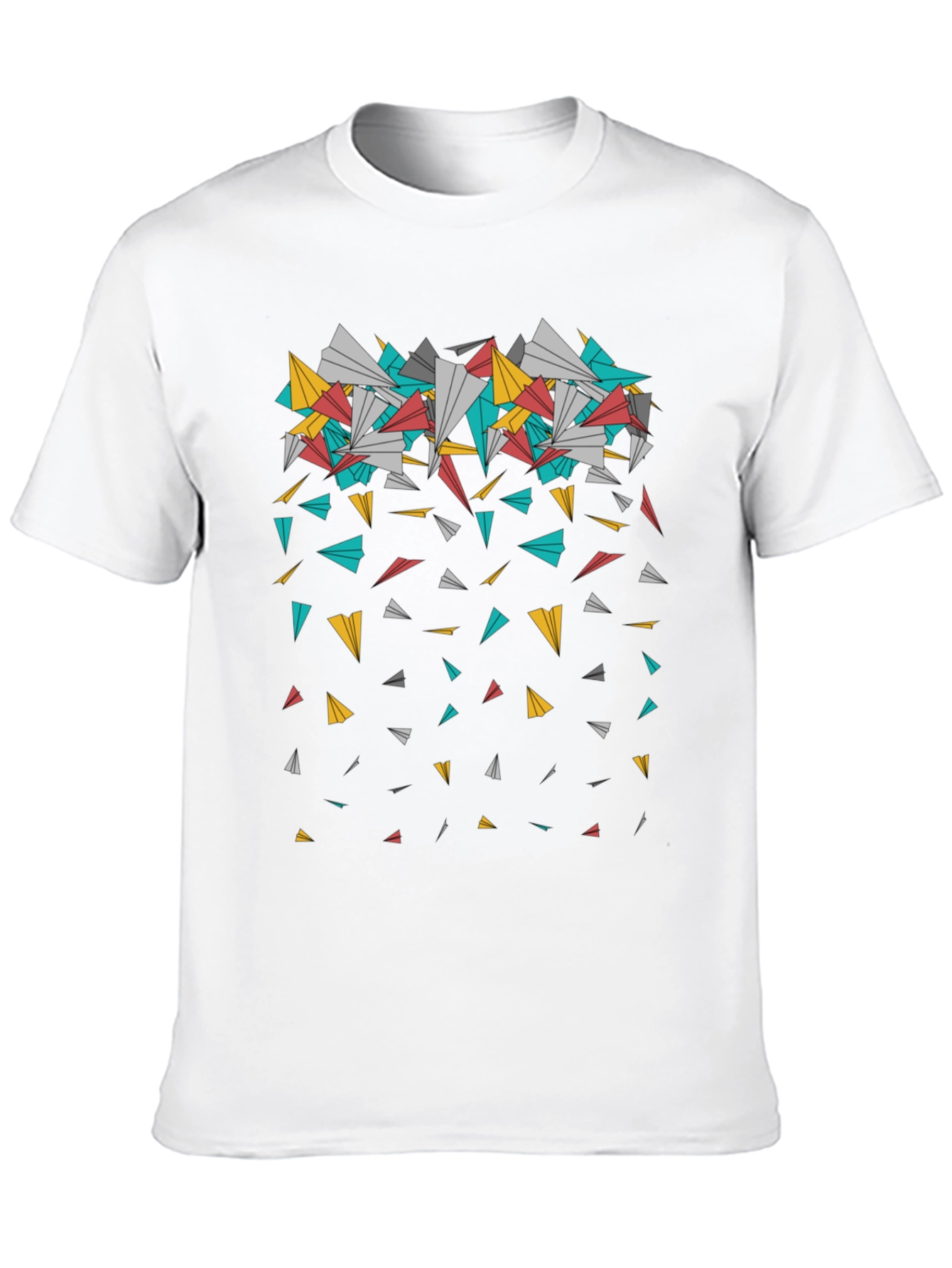Paper Airplane Cascade Graphic Tee