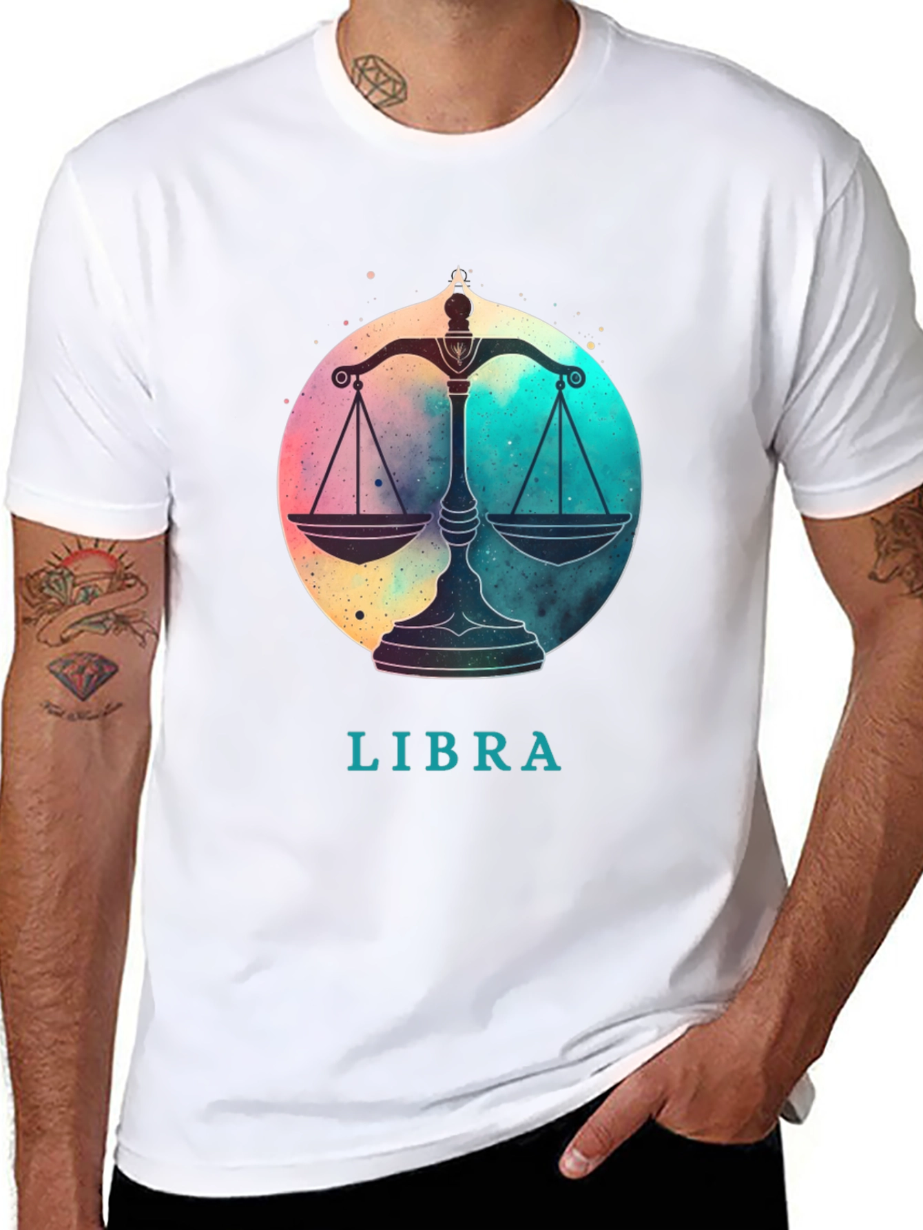 Libra Zodiac Graphic Tee - Stylish Horoscope Shirt