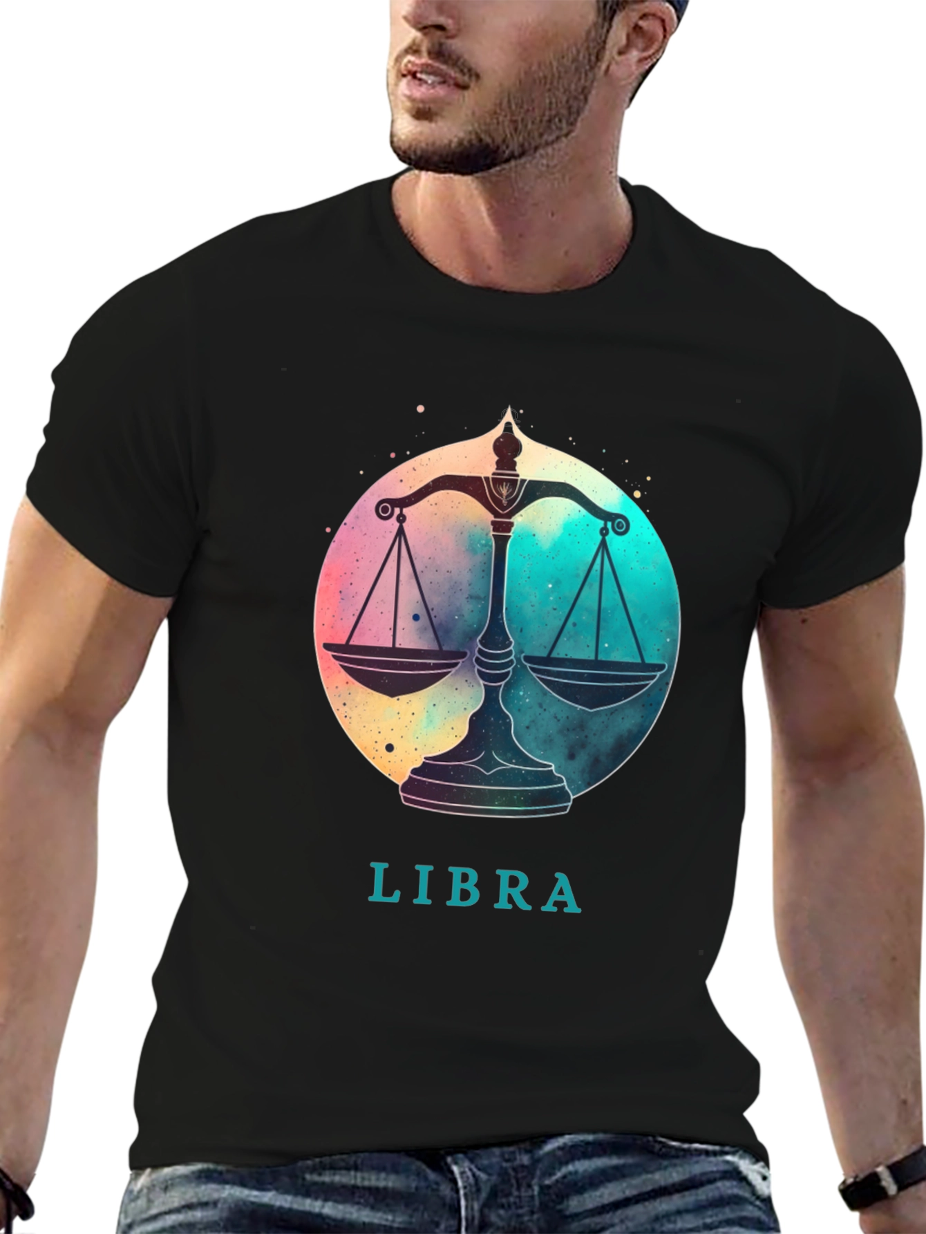 Libra Zodiac Graphic Tee - Stylish Horoscope Shirt