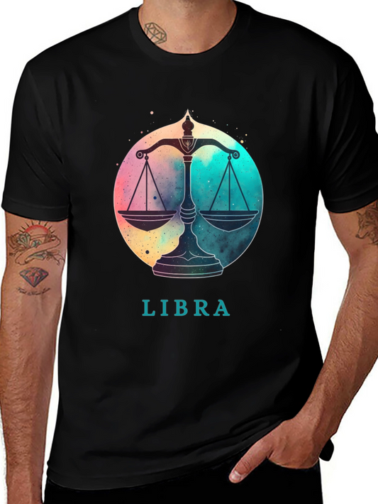 Libra Zodiac Graphic Tee - Stylish Horoscope Shirt