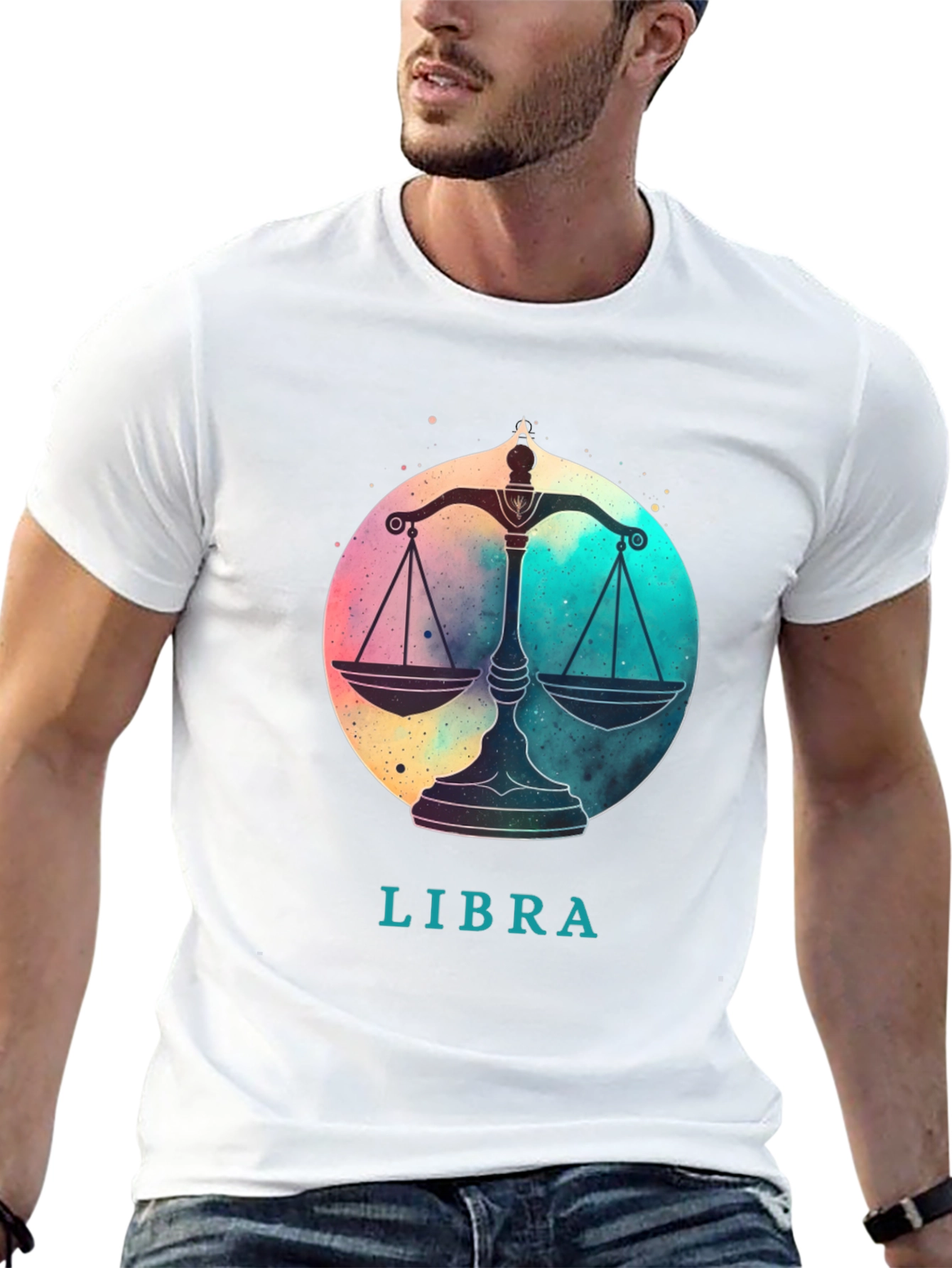 Libra Zodiac Graphic Tee - Stylish Horoscope Shirt