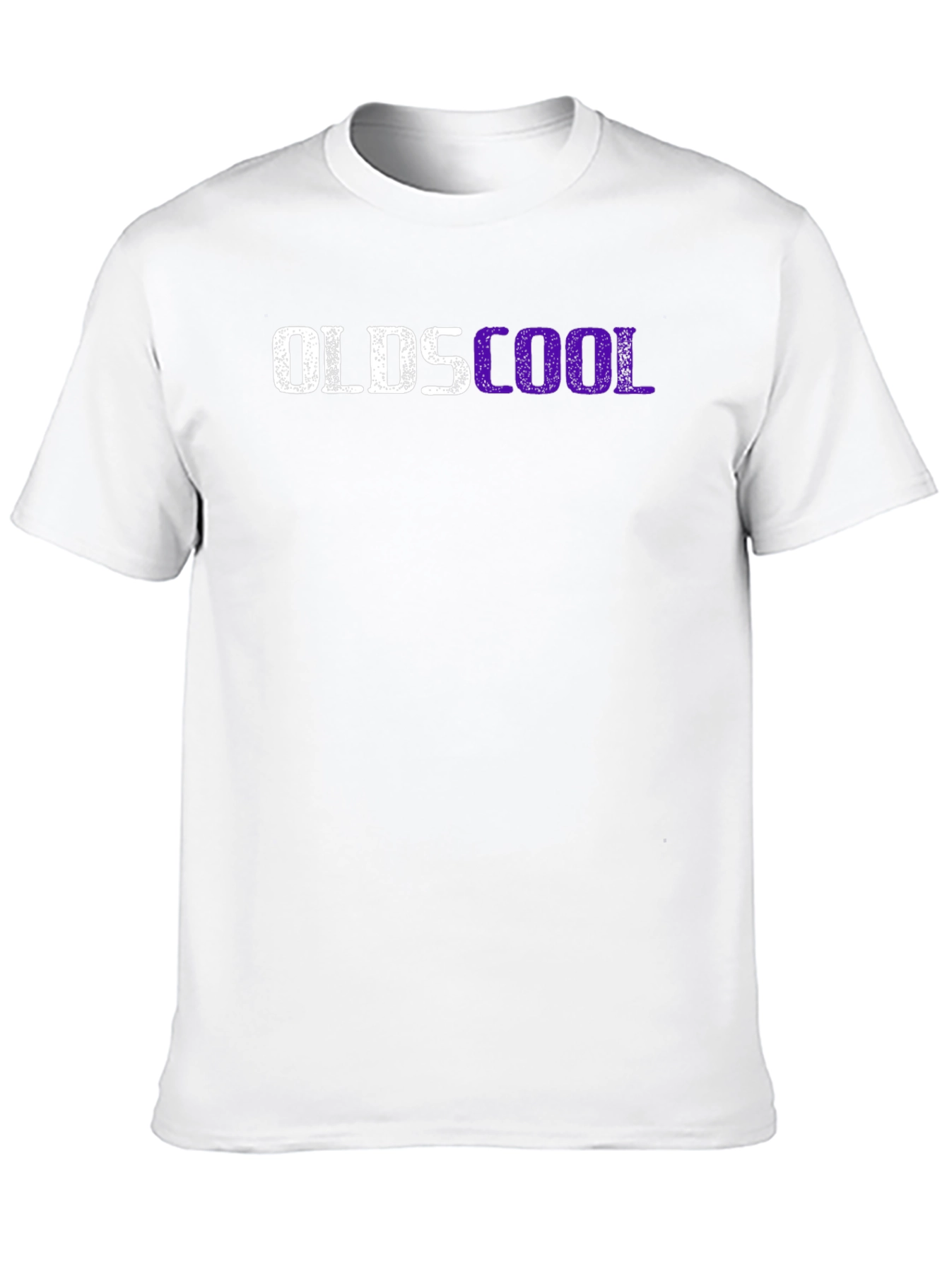 Old School Graphic Tee - Distressed Print Black T-Shirt