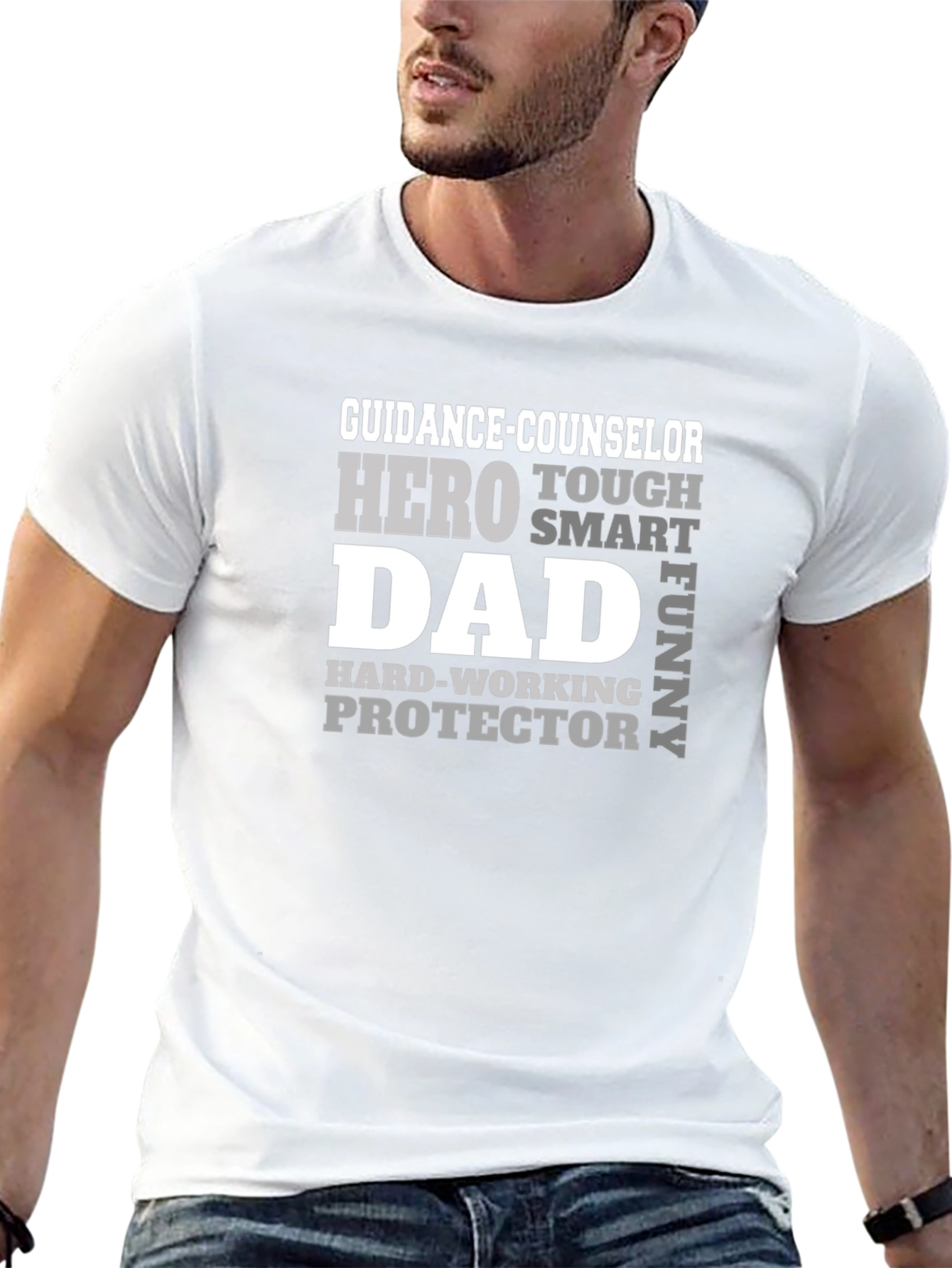 Guidance Counselor Dad Hero T-Shirt